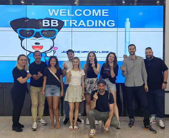 The bb team on the supplier tour in China
