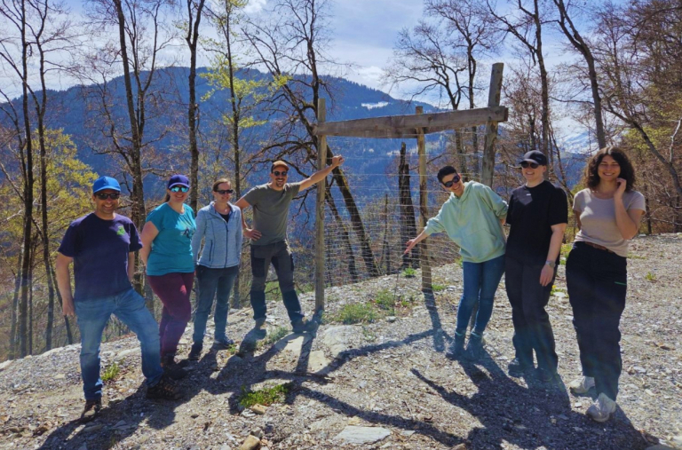 bb Team am Tree Plant Day im Prättigau