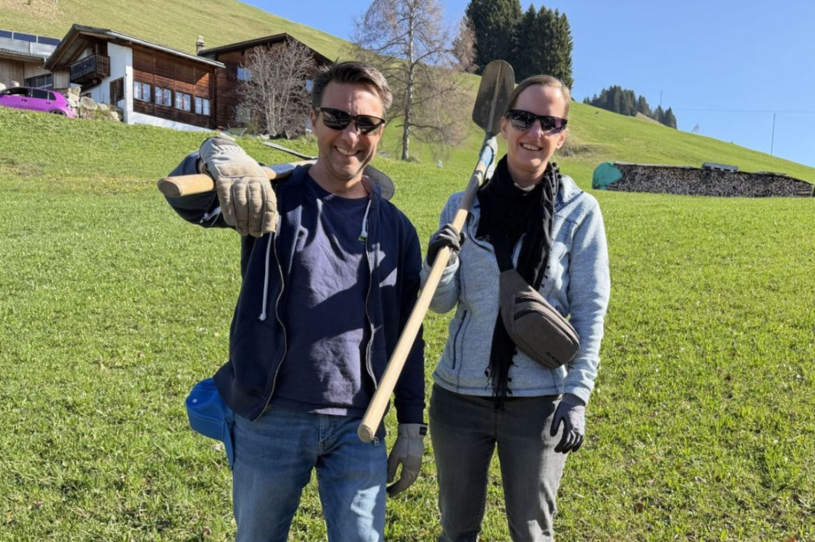 bb Team am Tree Plant Day im Prättigau