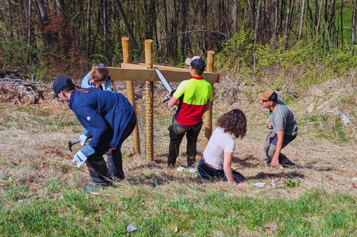 bb Team am Tree Plant Day im Prättigau