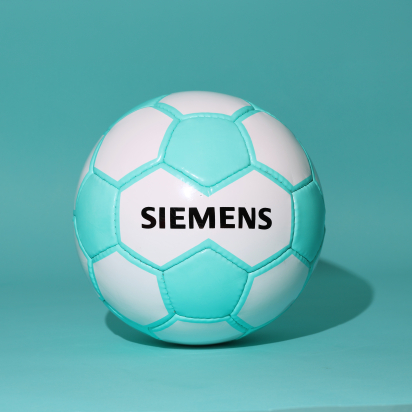 Article de référence bb trading ballon de football avec logo Siemens