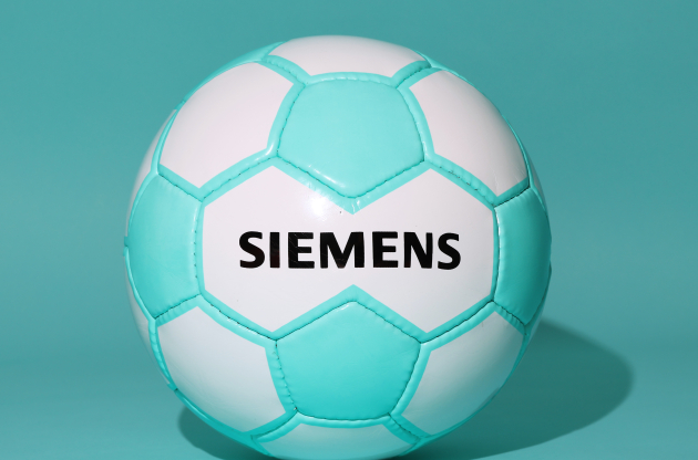 Reference article bb trading Siemens soccer ball with logo