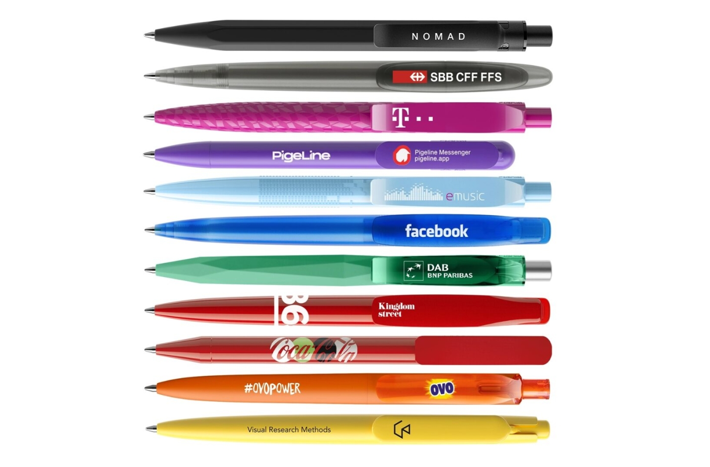 Stylos à bille Prodir personnalisés avec logo