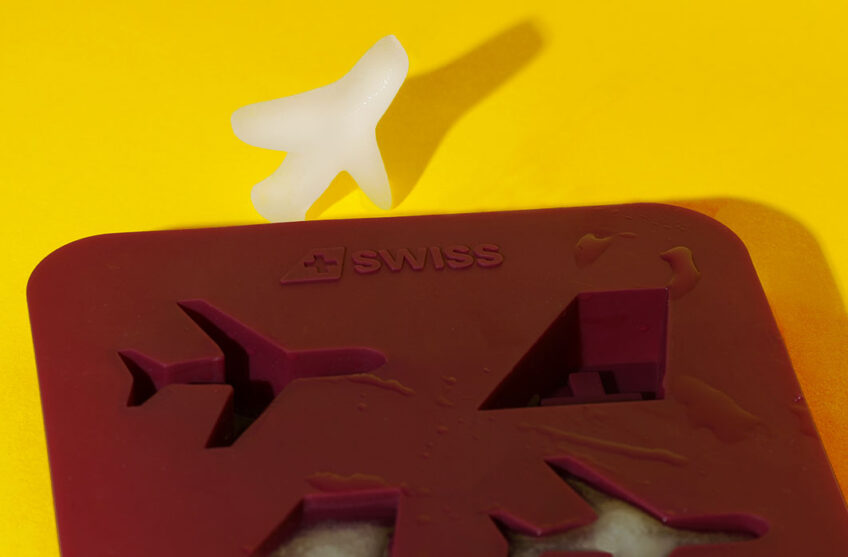 Silikon Eiswürfelförmchen für Swiss International Air Lines