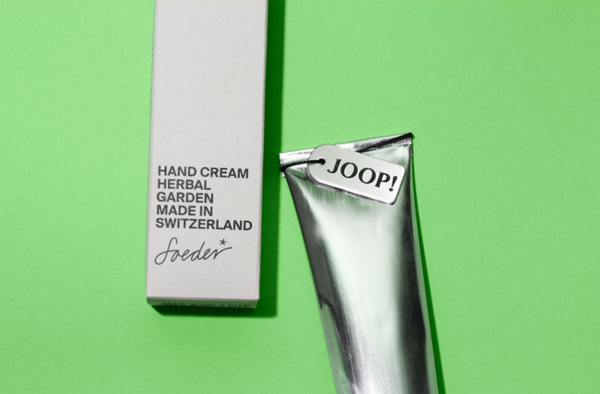Referenzprodukt Werbegeschenk Soeder Handcreme für Strellson AG JOOP!