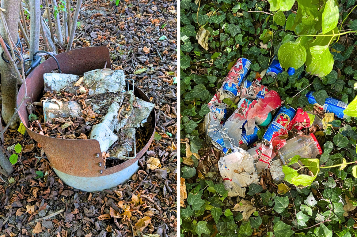 Gefundener Abfall am bb trading Clean-Up-Day 2026