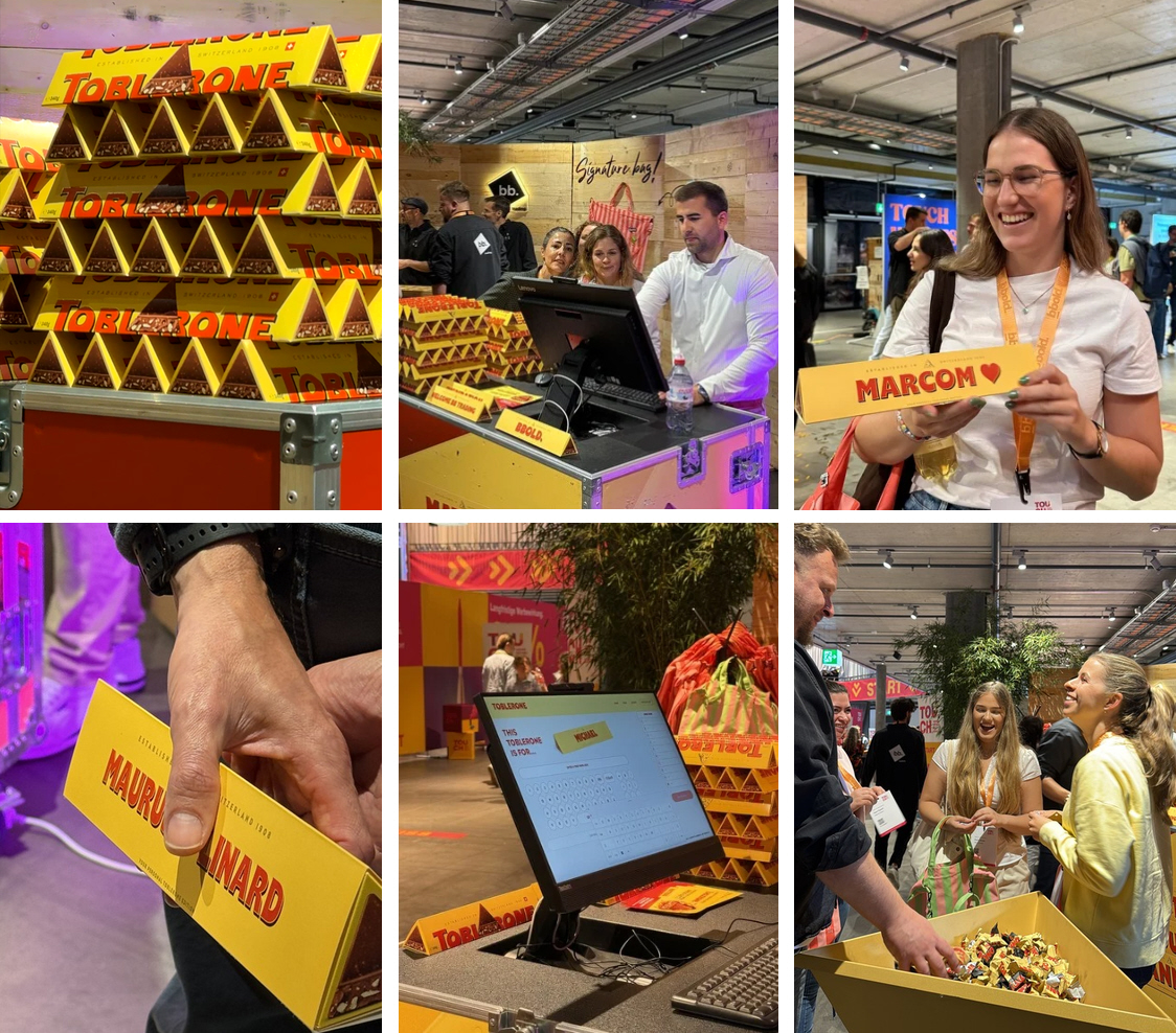 Personalisierte Toblerone von bb trading