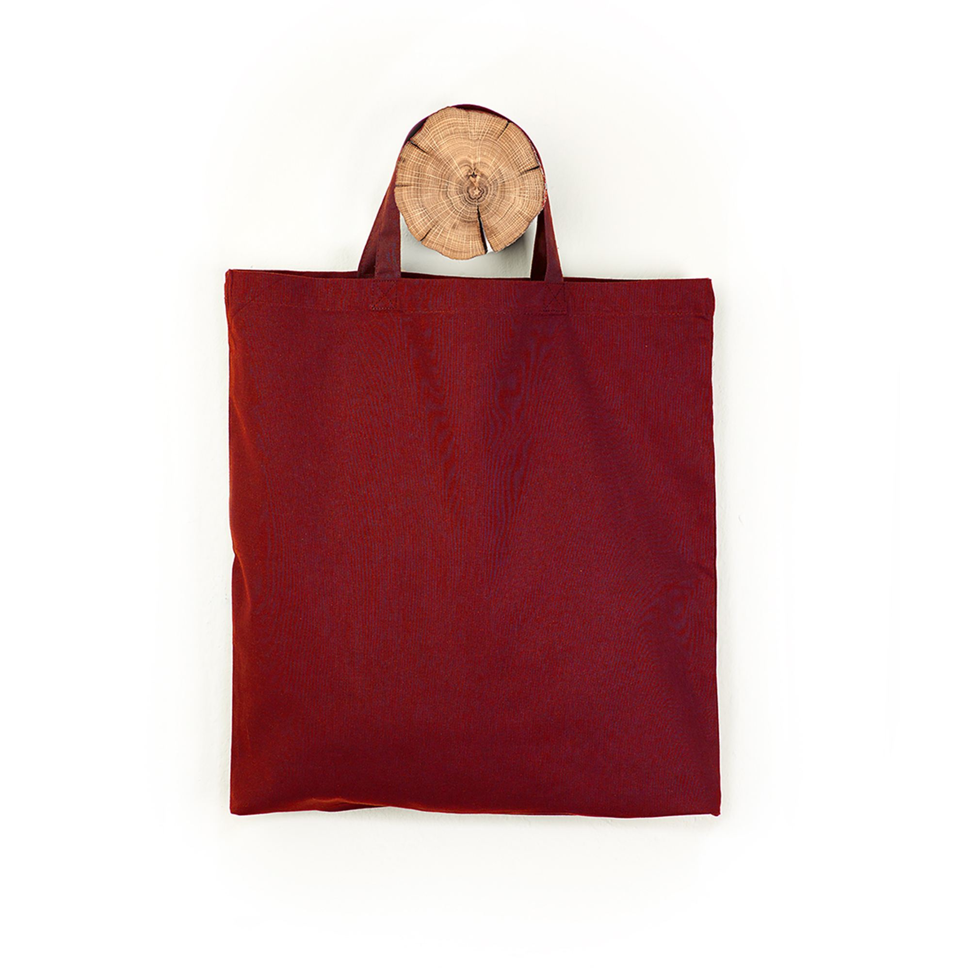 Cotton bag 120 g/m² with short loops 38 x 42 cm