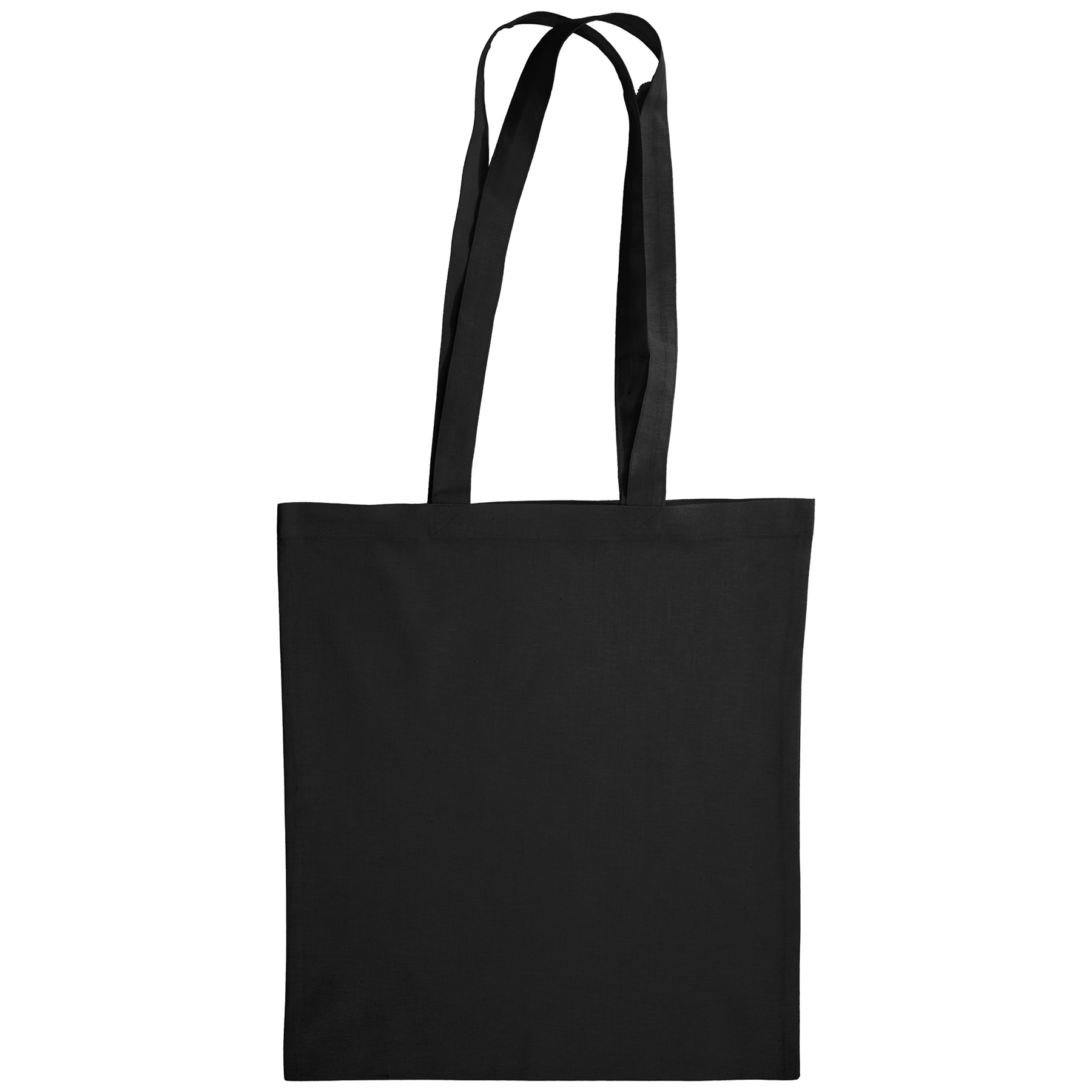 Sac en coton 135 g/m² avec longues boucles 38 x 42 cm