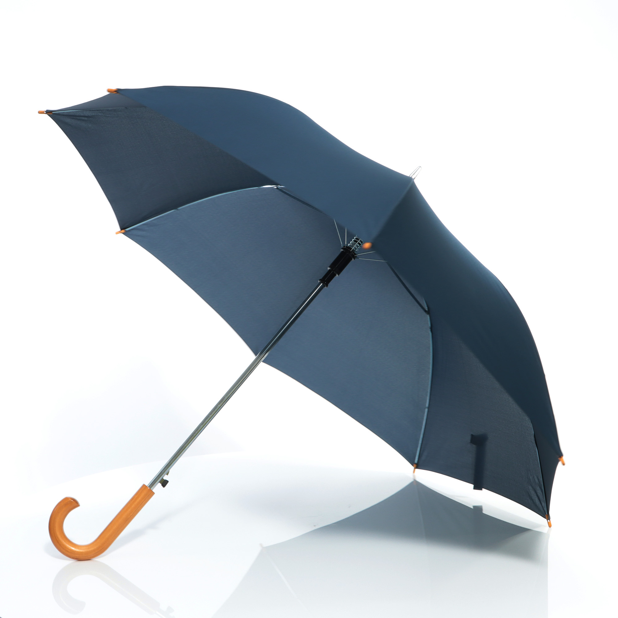 Parapluie 8 sections avec poignée en bois Ø 114 cm 540 g