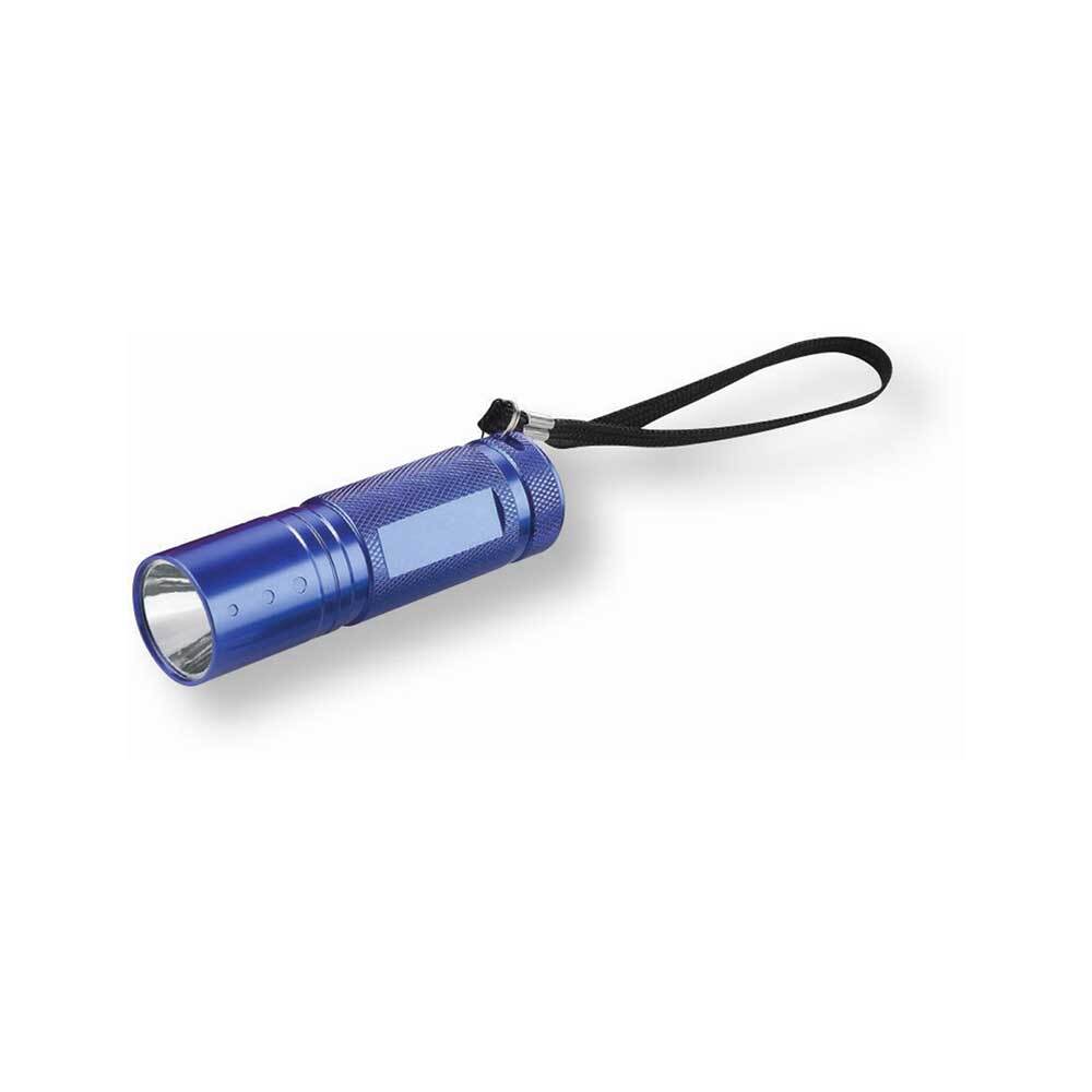 LED-Taschenlampe aus Metall mit 9 LEDs