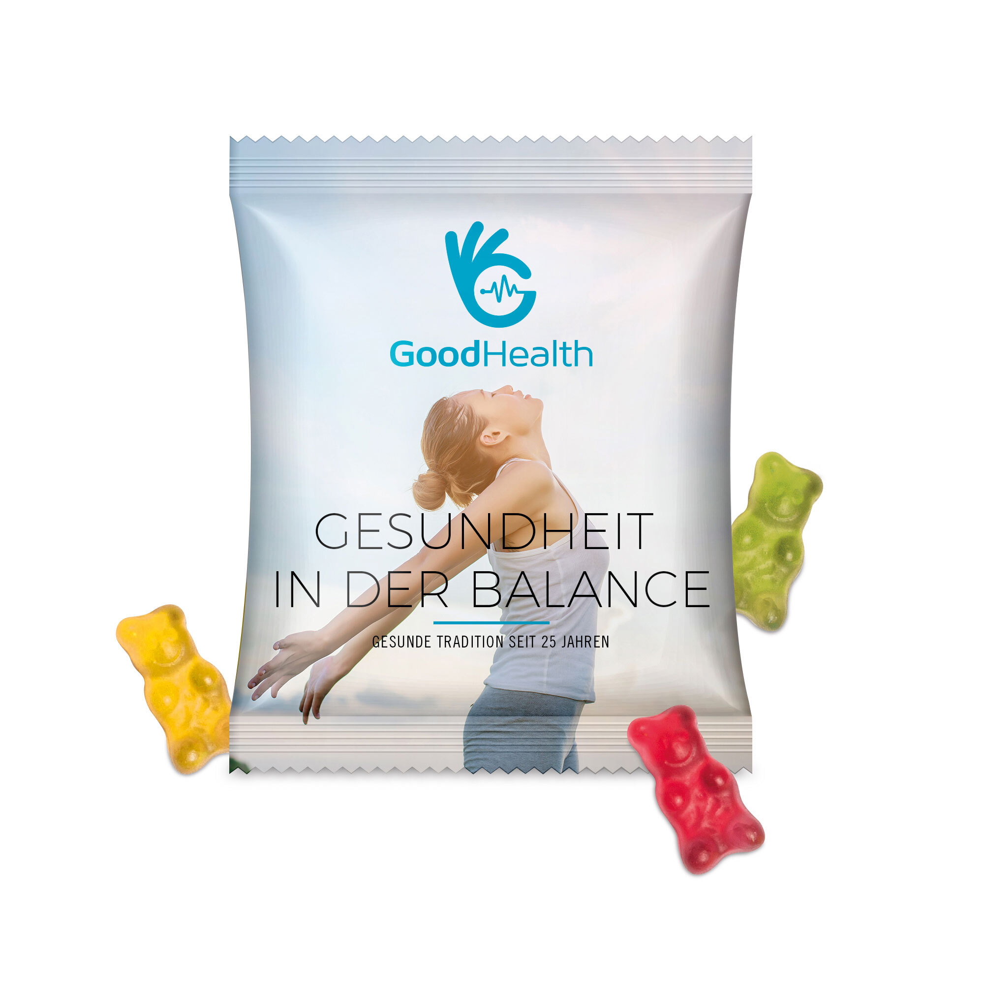 Vegan gummy bears without gelatine and palm oil 20 g