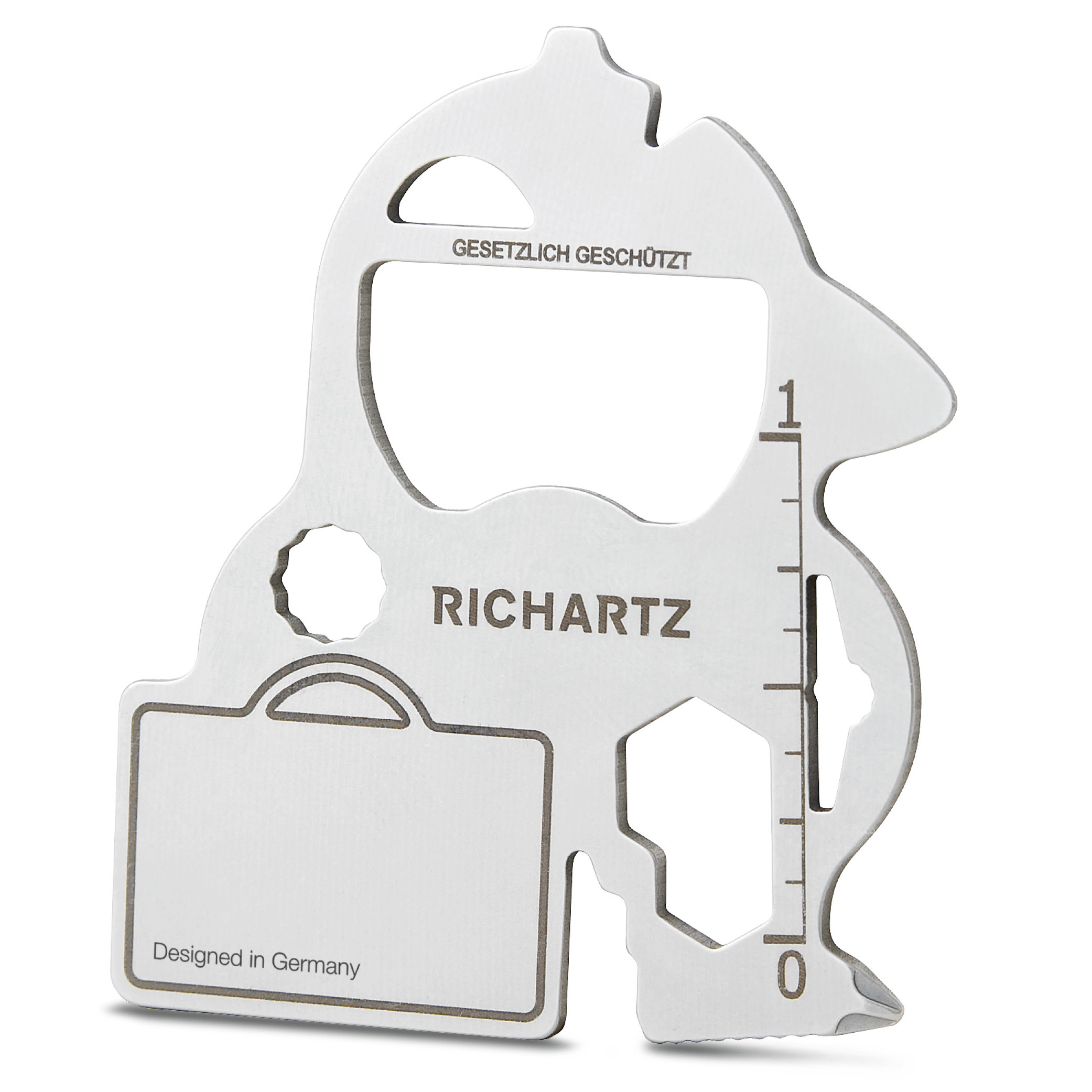 Richartz Multitool 4,2 x 5,3 cm 14 Funktionen