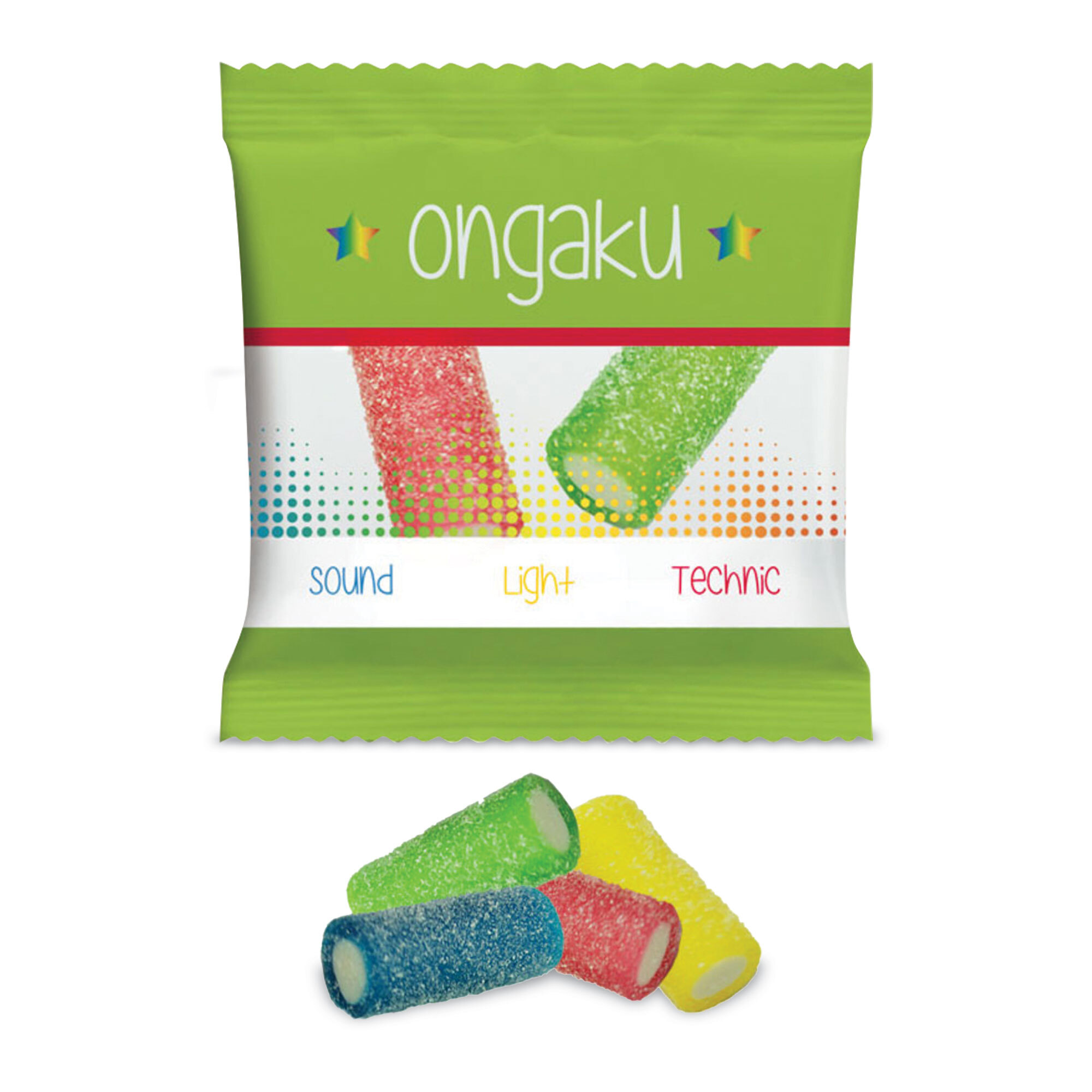Haribo Rainbow Fizz 7 x 7.2 cm 7 g 2 pieces/bag