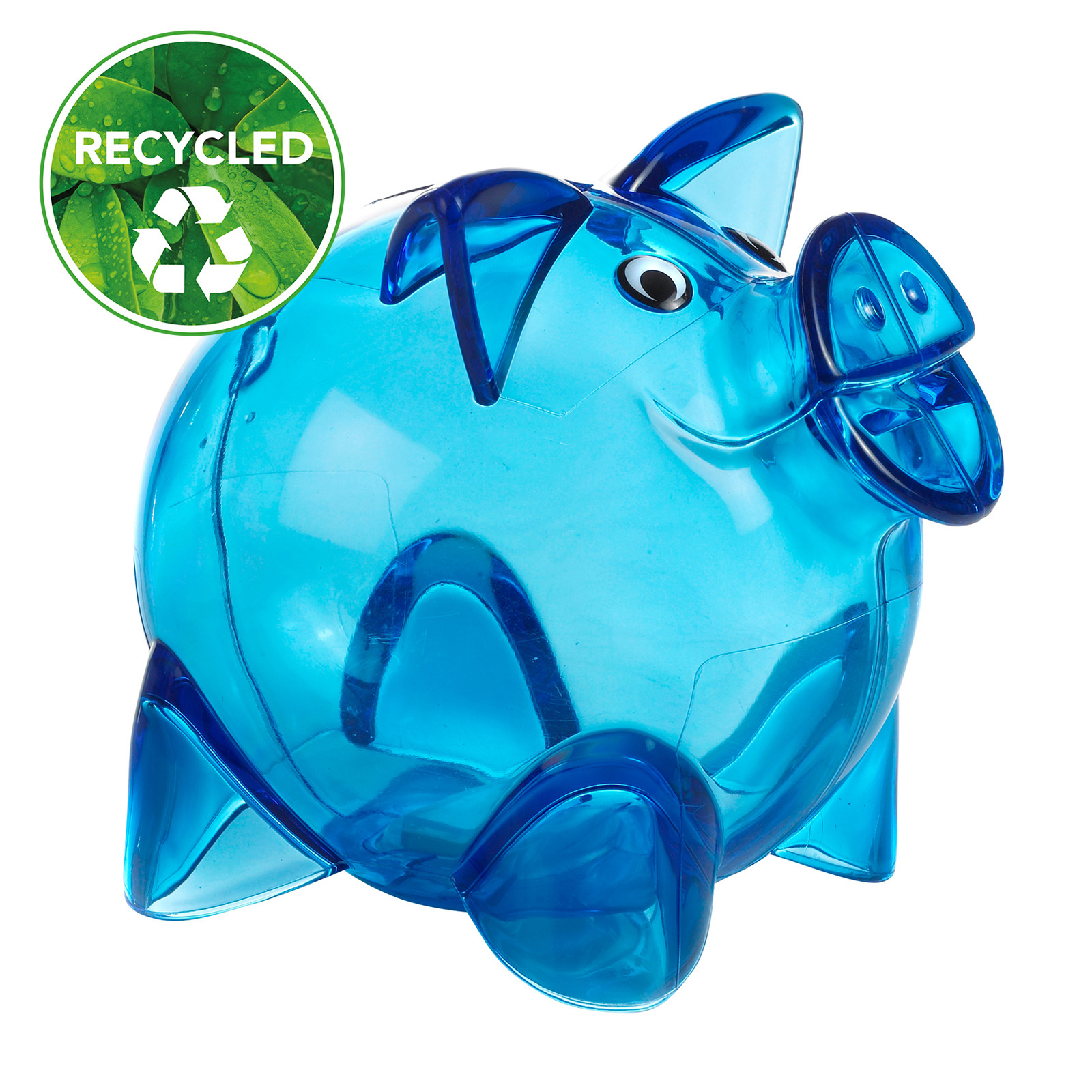 Tirelire en plastique recyclé Made in EU