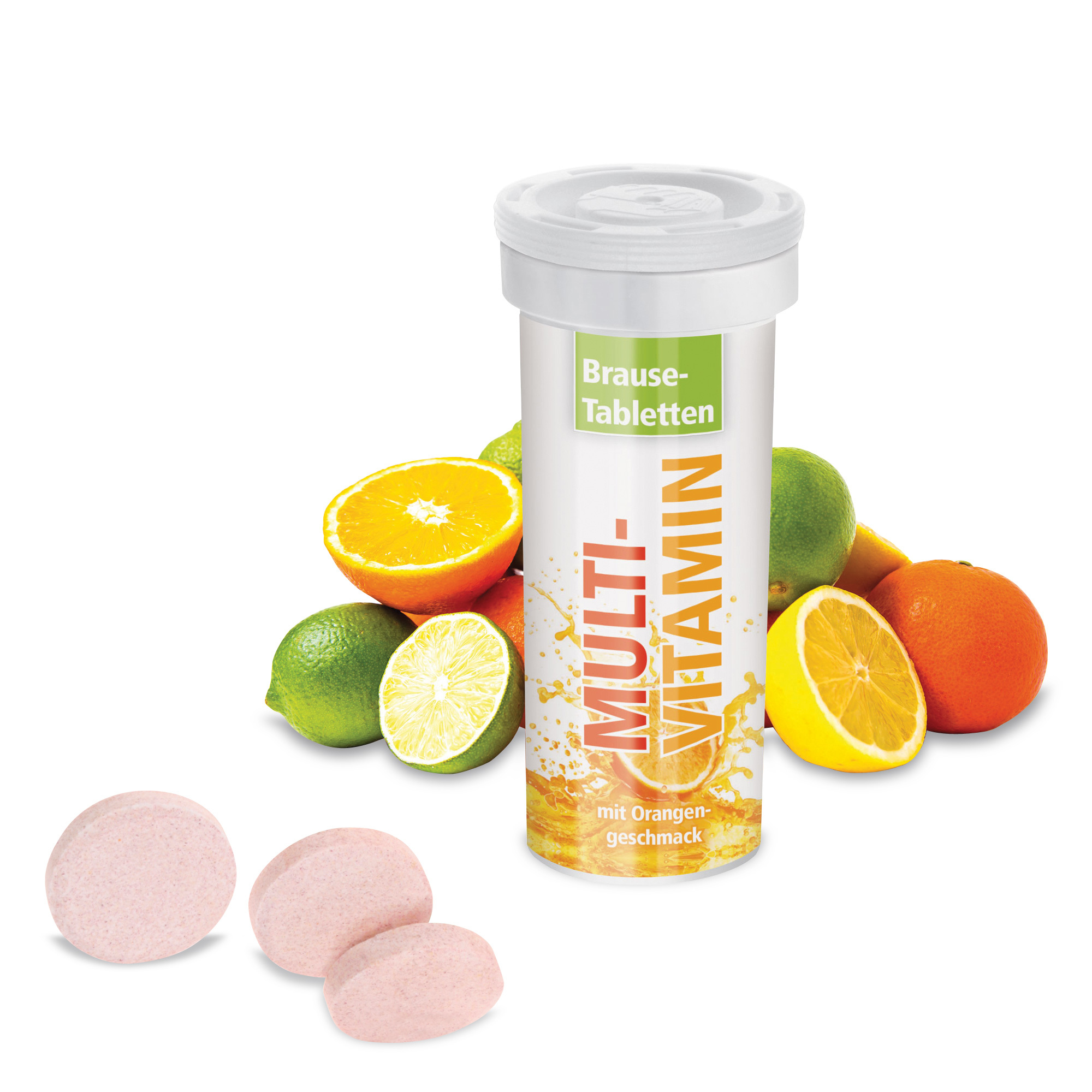 Pack de 10 comprimés effervescents multivitaminés avec 10 vitamines essentielles