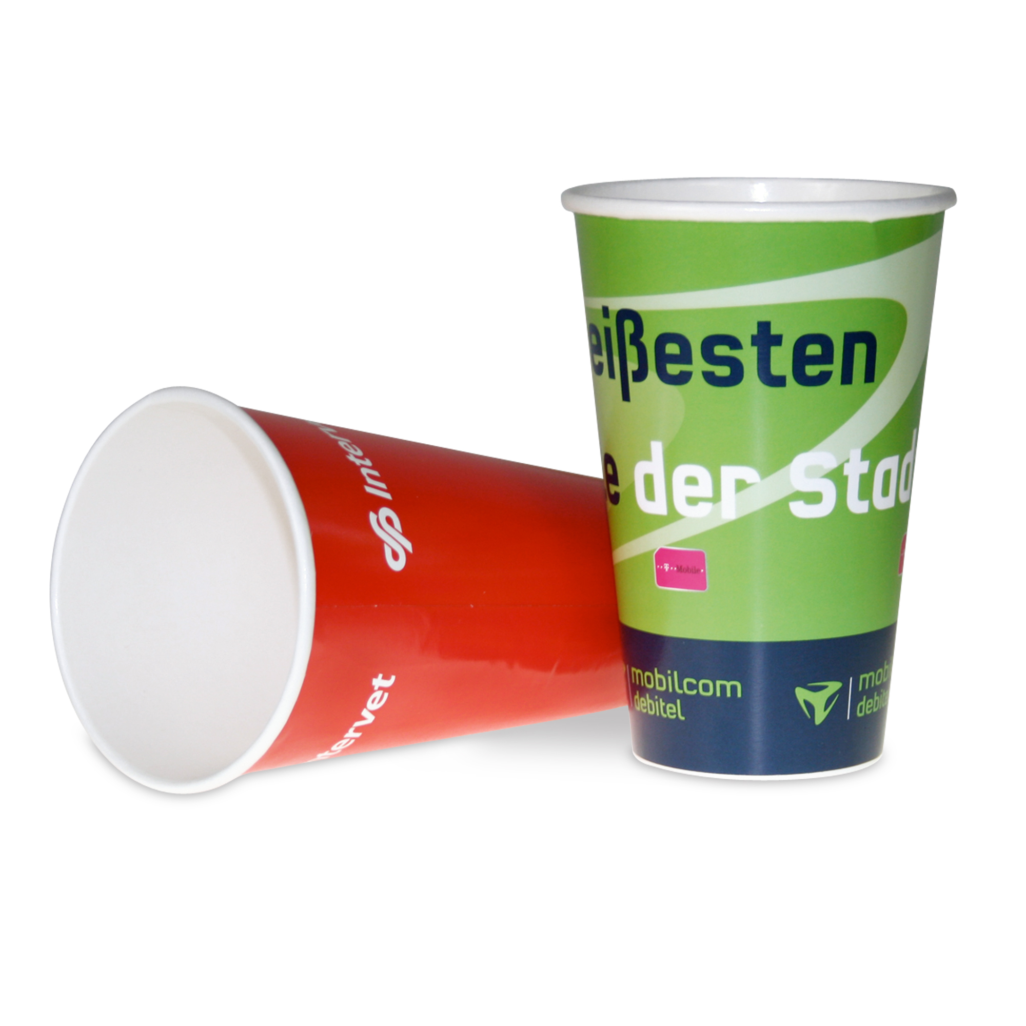 Trinkbecher Hartpapier 300 ml einwandig Made in Germany