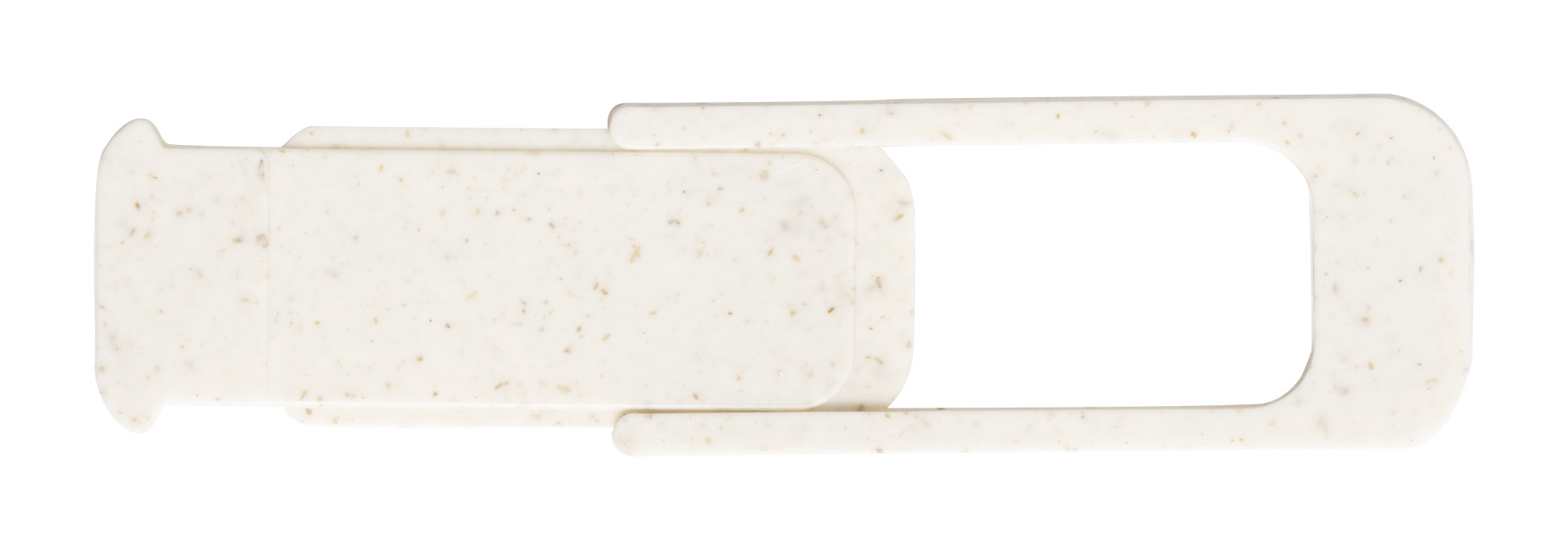 Webcam cover bioplastic beige 4 x 1.5 cm