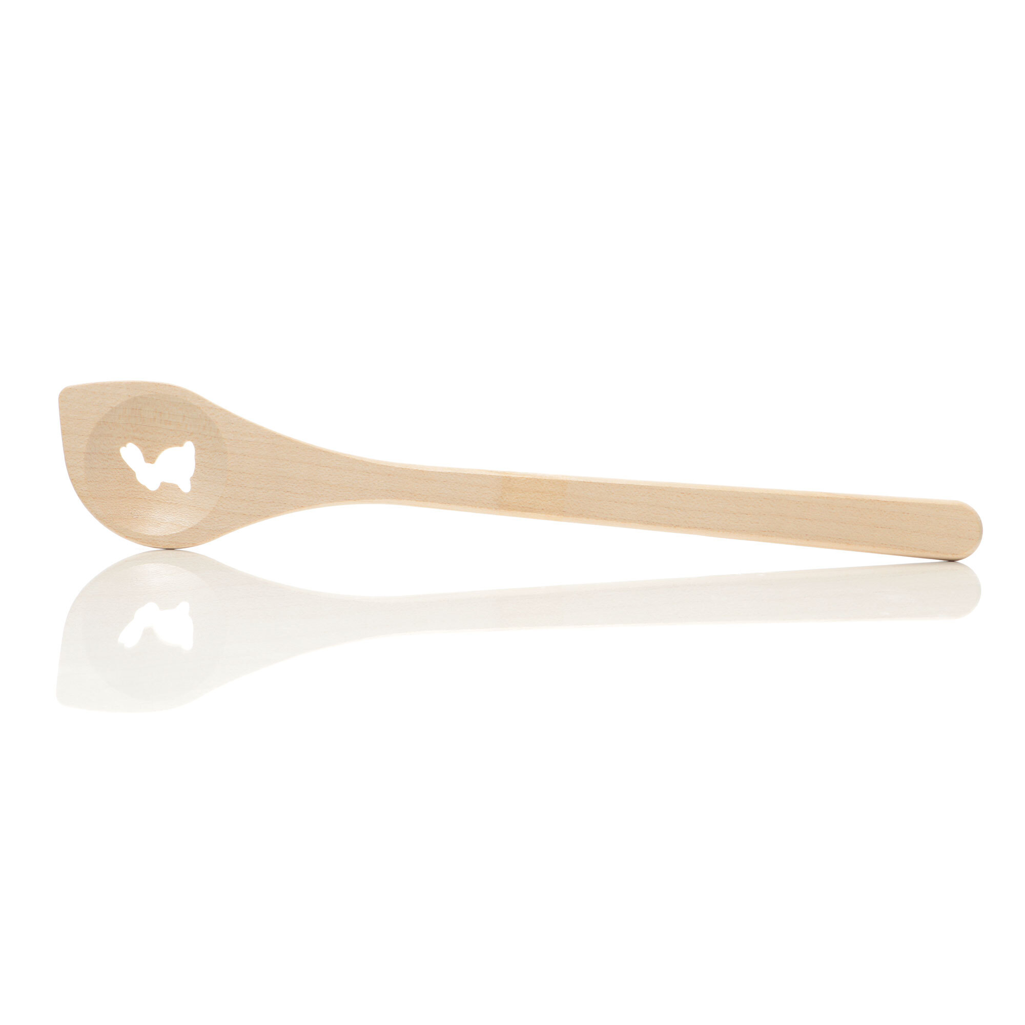 Cooking spoon FSC maple wood hare or rooster Swiss Made