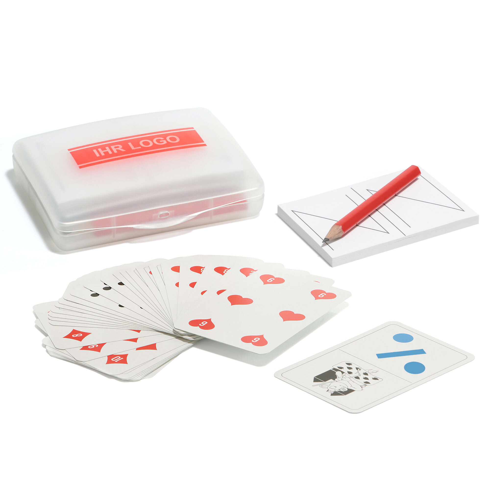 Jassbox light 4-teilig in Swiss Made-Box Karten personalisiert