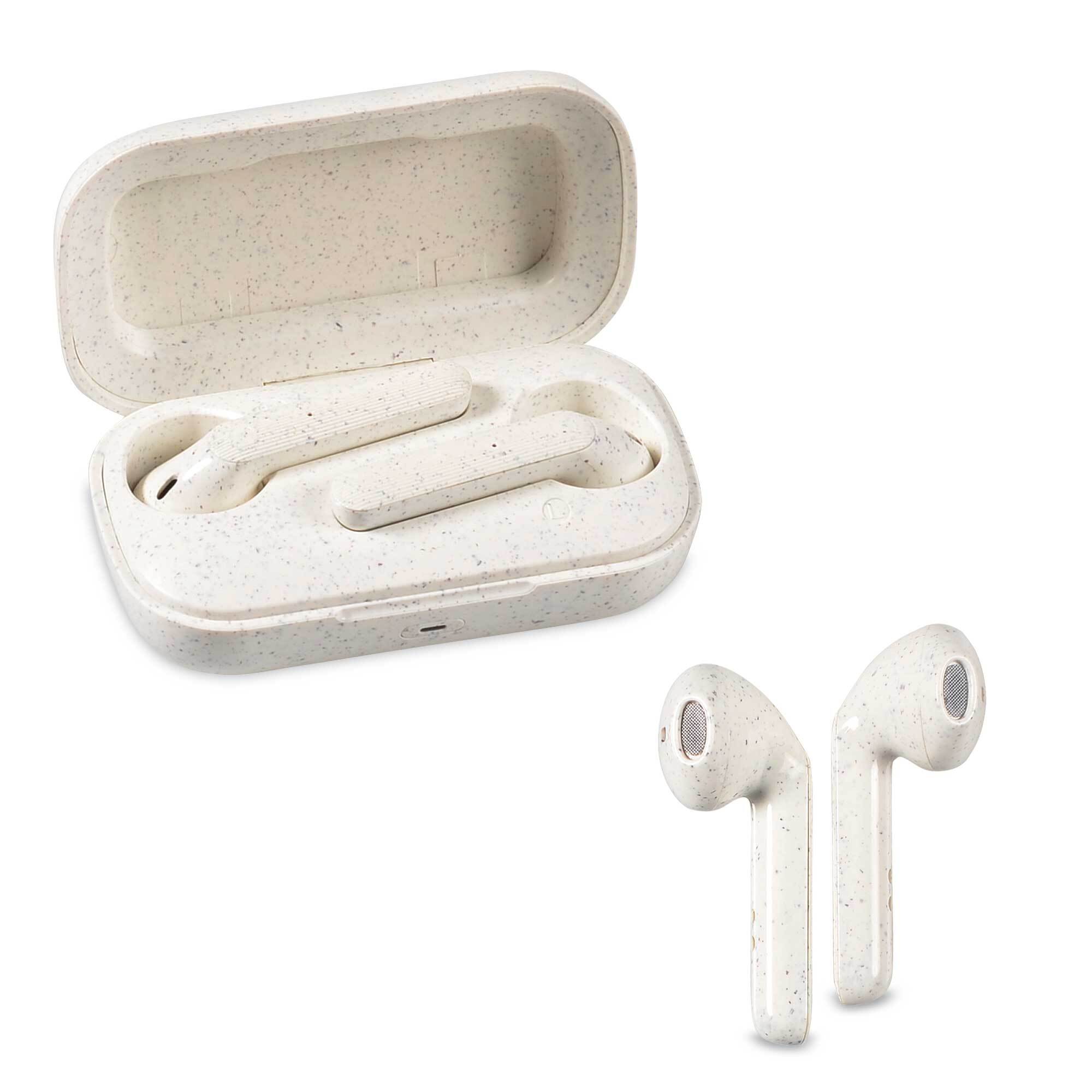 Casque sans fil paille de blé BT 5.0 Box Connexion USB-C