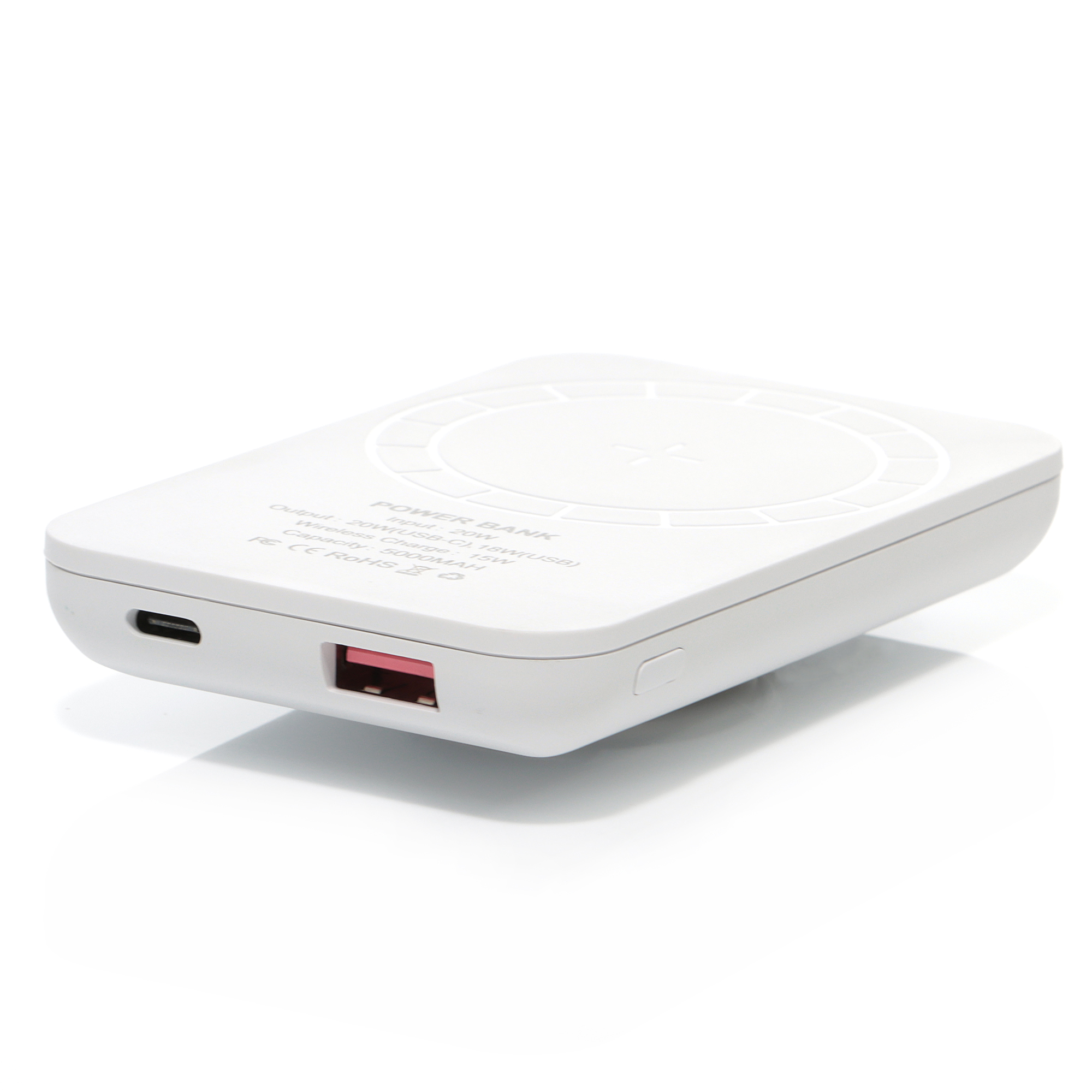 Wireless Powerbank fast charging Output 20W/18W Cap. 5'000 mAh