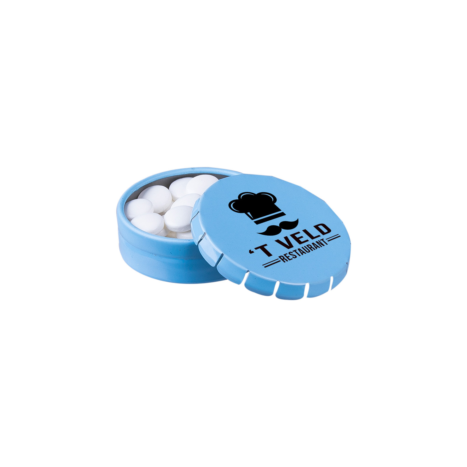 Klickdose mit Pfefferminzpastillen 12 g Made in EU