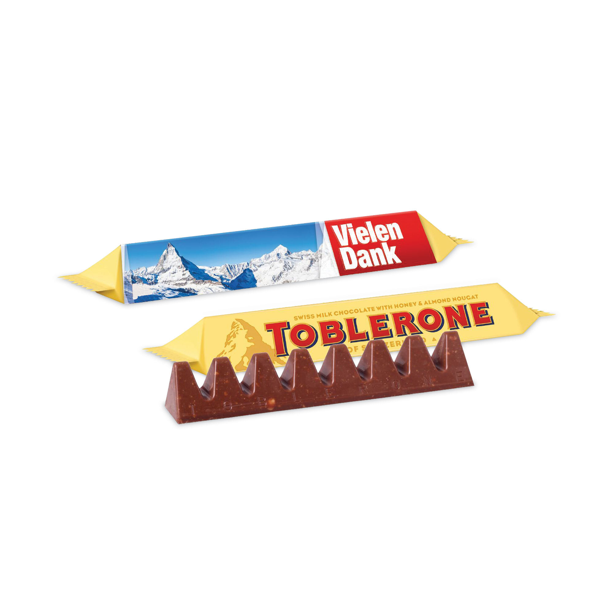 Mini Toblerone 35 g FSC slipcase in digital print