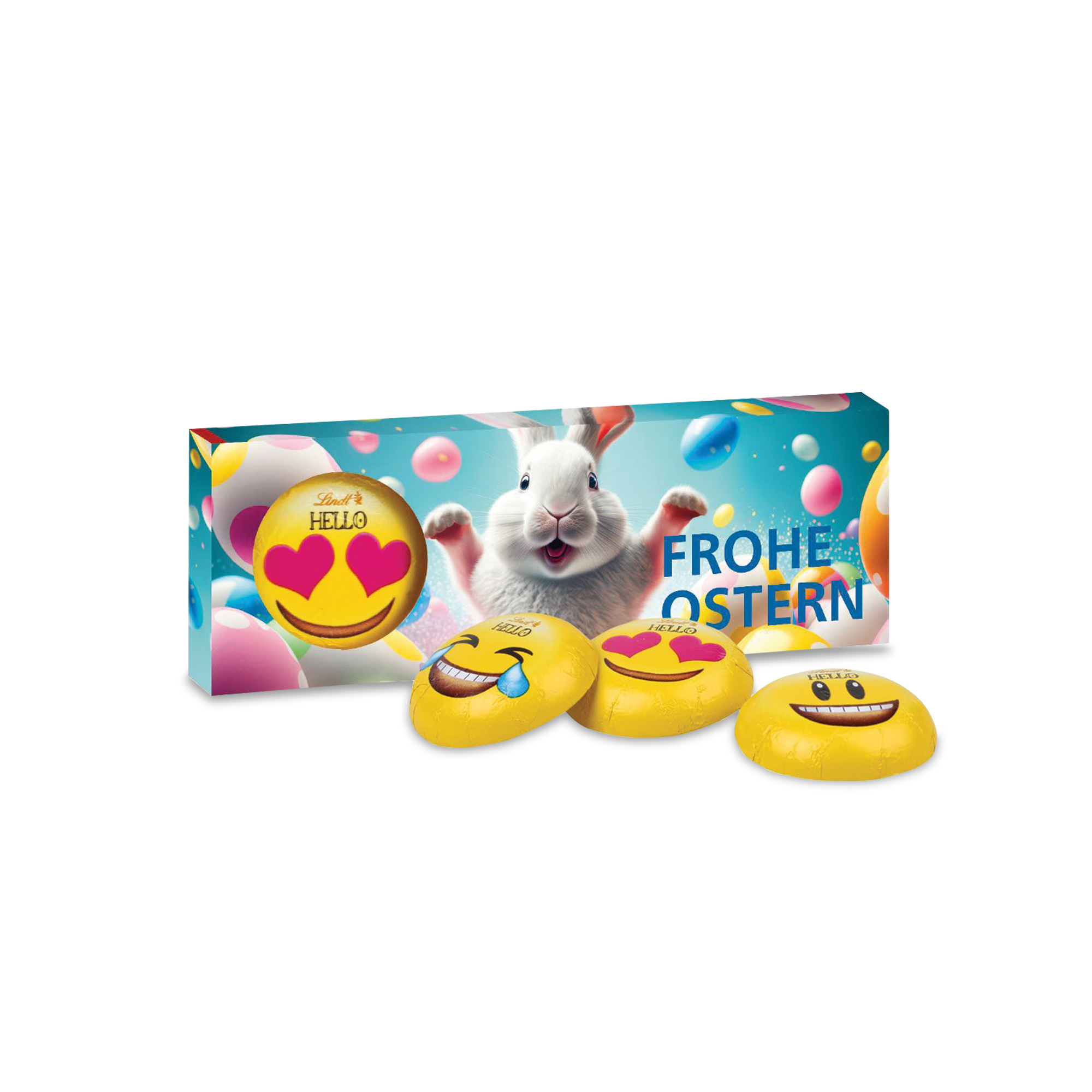Lindt Mini Hello Emotis 3er Geschenkbox 15 g