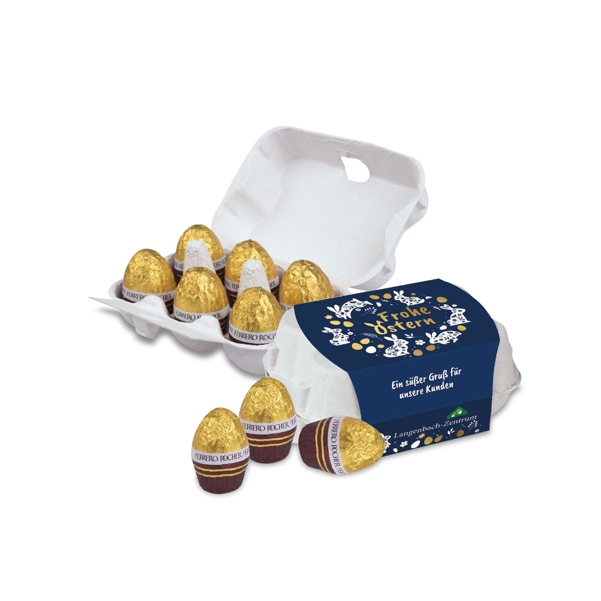 Ferrero Rocher Schoko-Eier 55 g in FSC Eierkarton