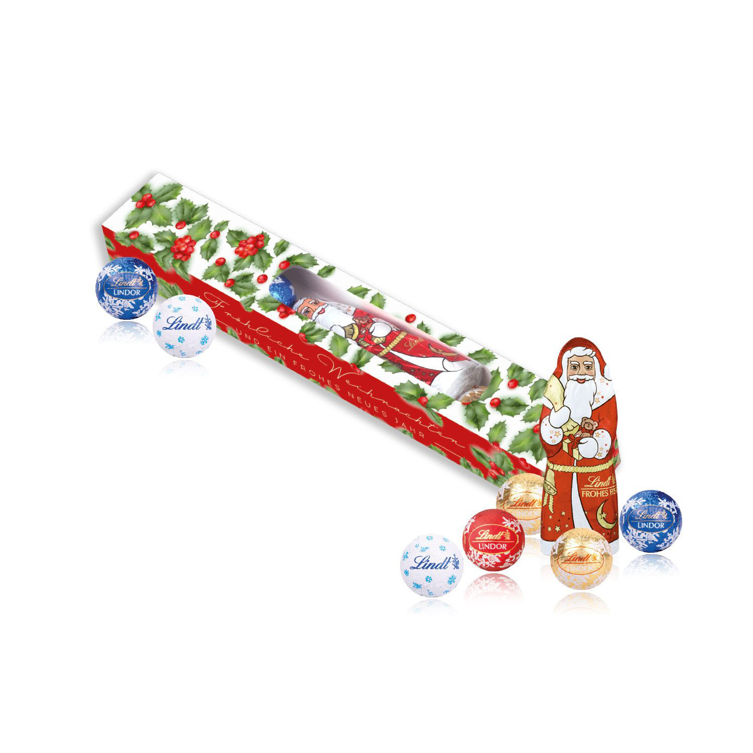 Lindt Lindor Weihnachtsparade mit Lindt Chlaus 32 g FSC Karton