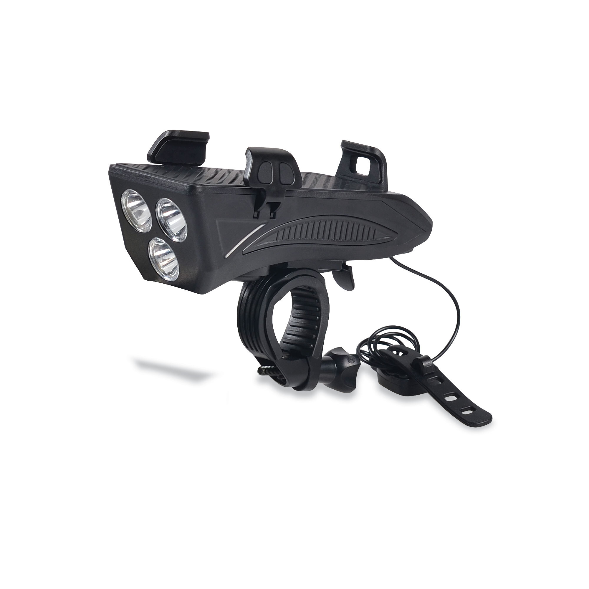 LED multifunctional bike light with 2,000 mAh power bank