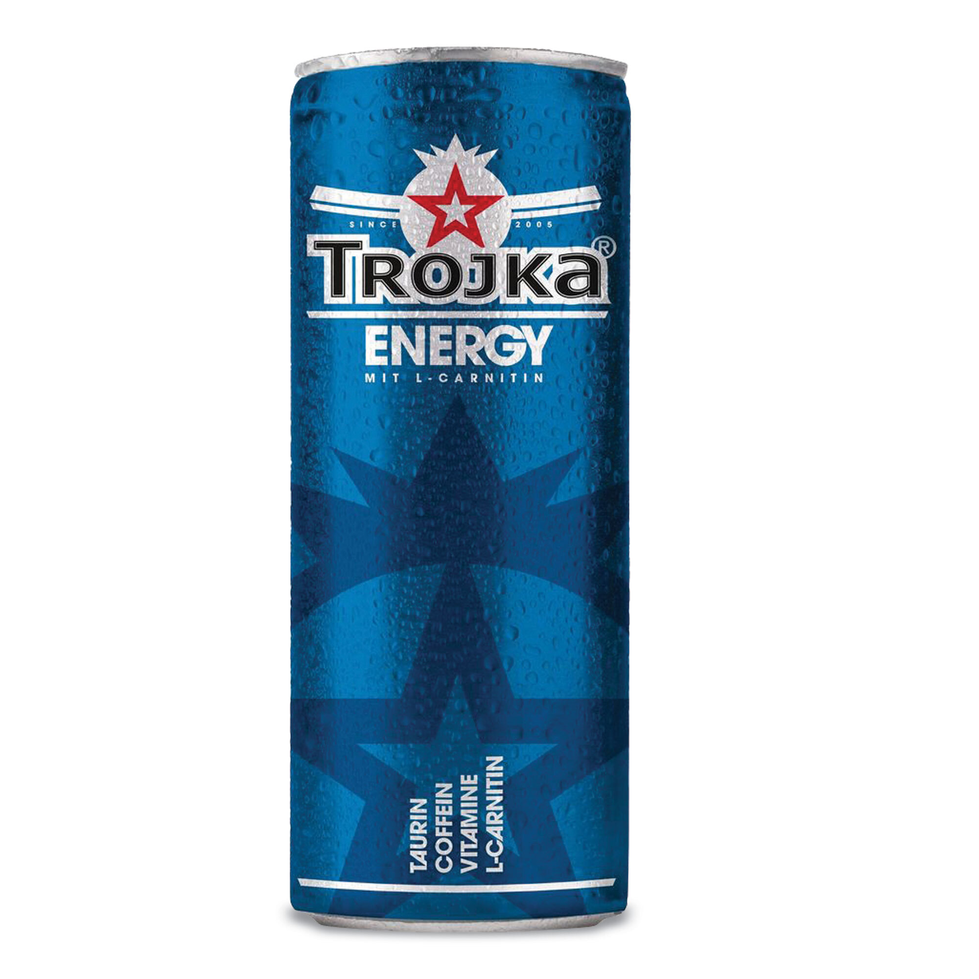Boisson énergisante Trojka 250 ml Made in EU Conservation 24 mois