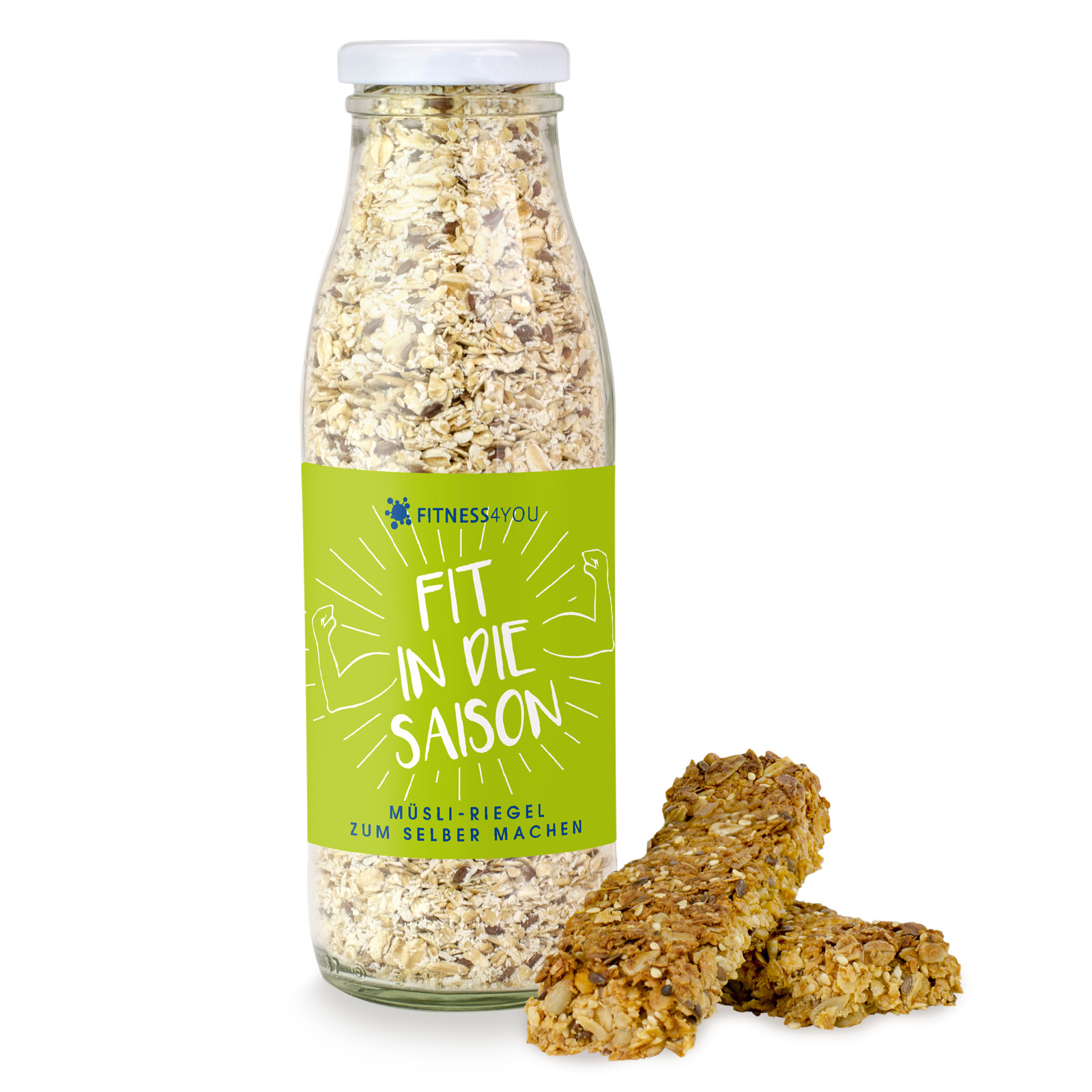 Do it yourself muesli bar 295 g in glass bottle Made in Germany
