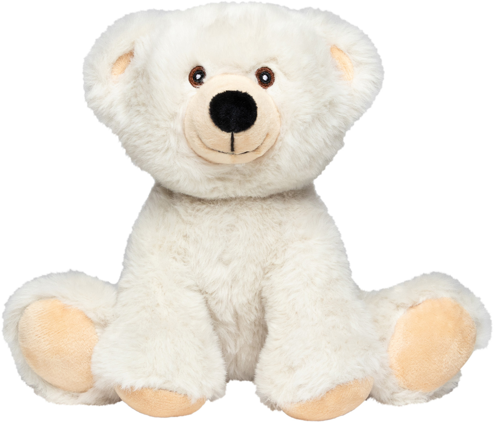 Soft toy bear made from 4 recycled PET bottles