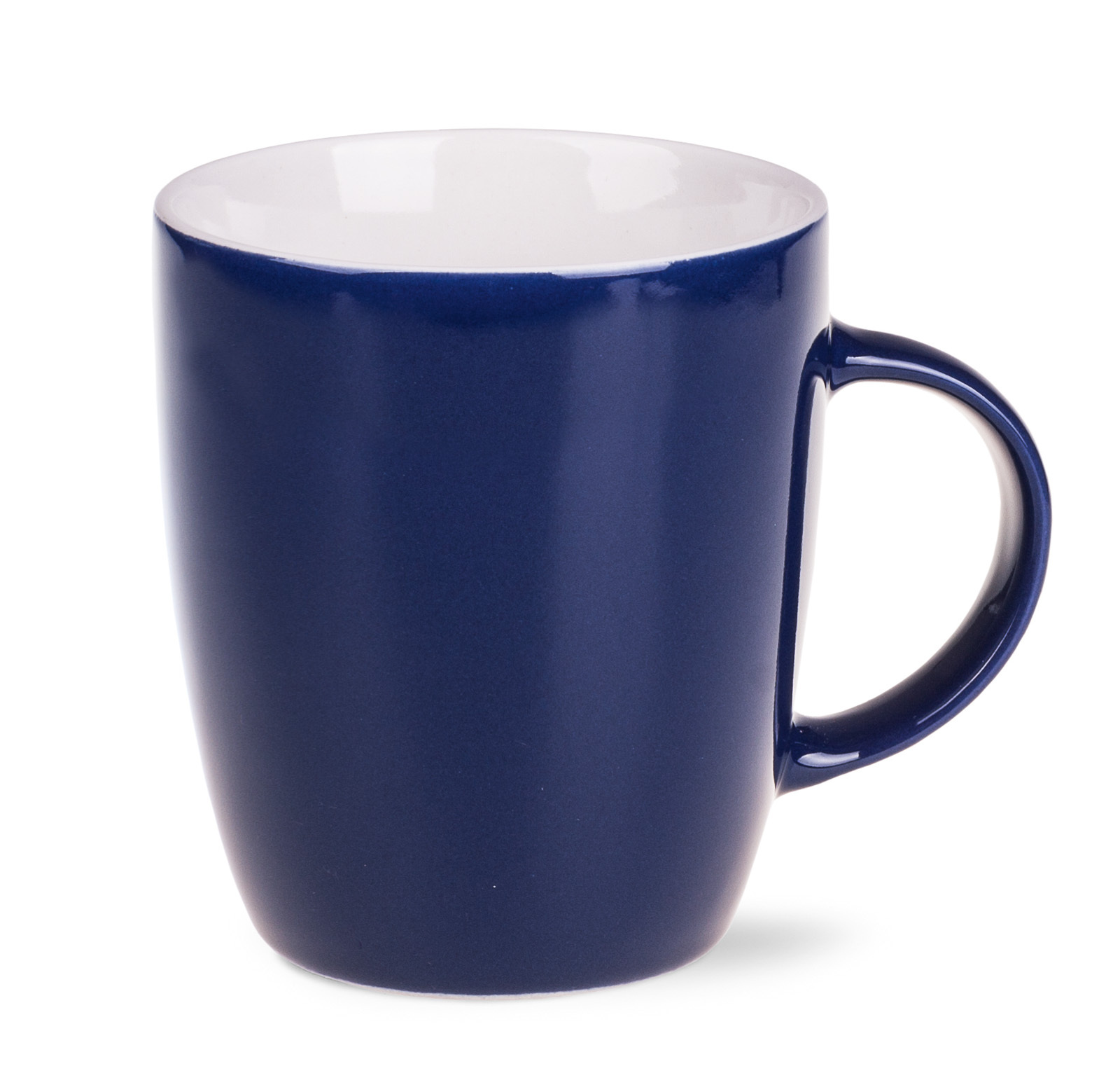 Tasse 280 ml mit weisser Innenseite und farbiger Aussenseite