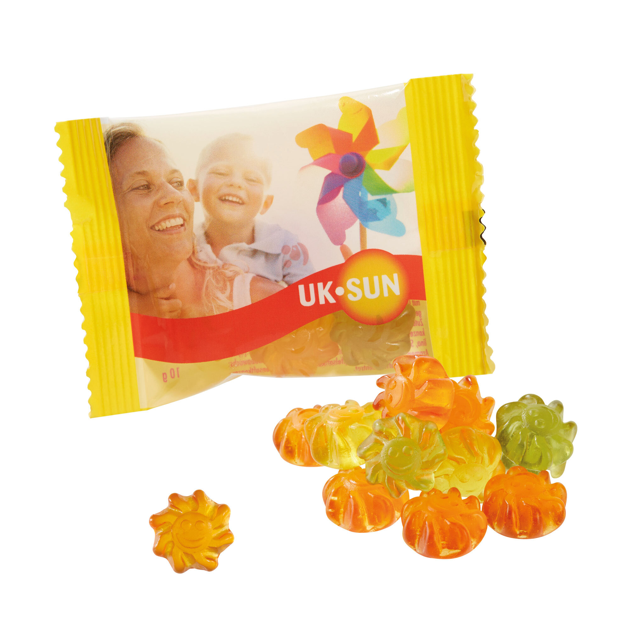 Feel-good fruit gum in a bag with aloe vera, best before 12 months