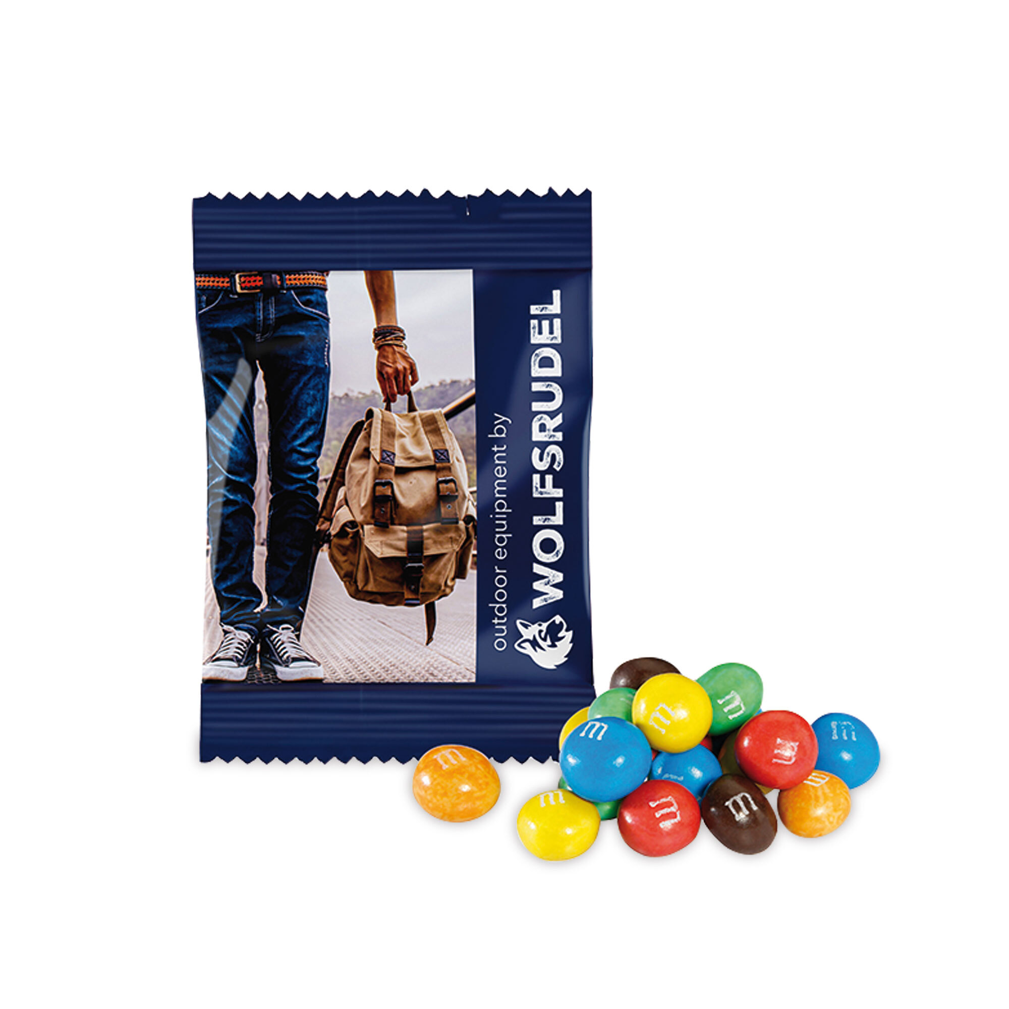 M&M's Crispy in Tüte befüllt mit Knusperreis 4 Monate haltbar