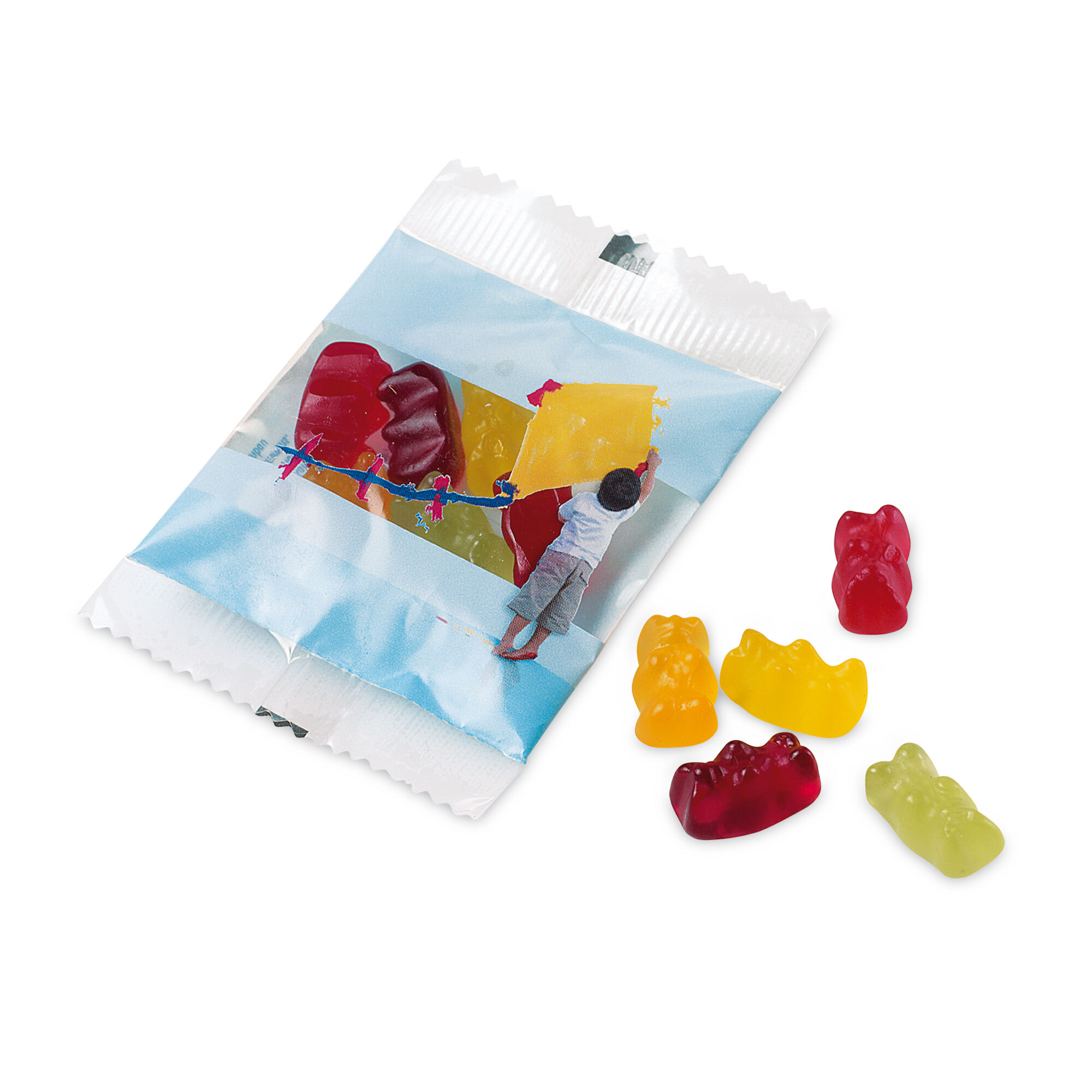 Organic gummy bears colorful mixed 12 months shelf life 10 g