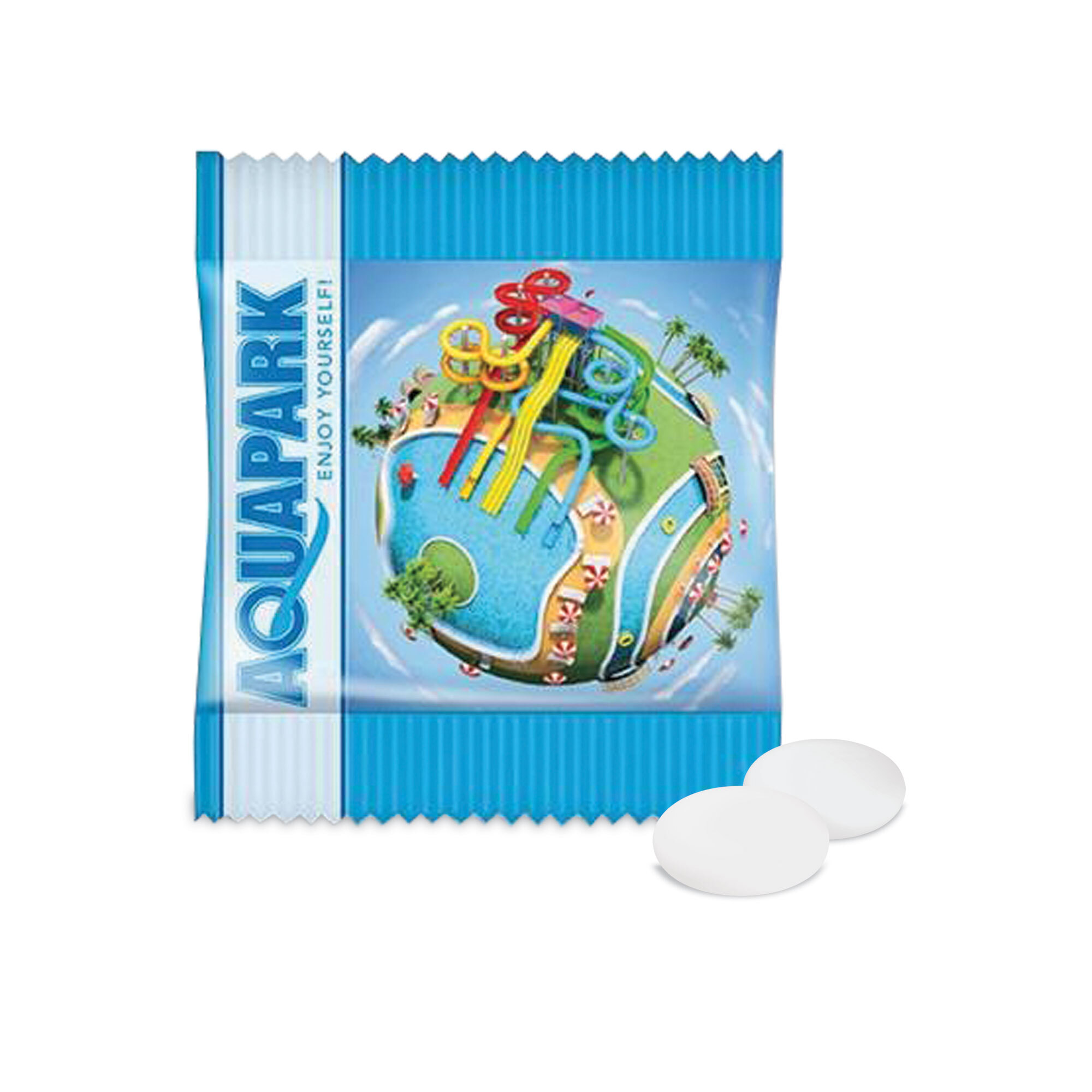 Mentos Flowpack de 2 pièces, durée de conservation de 18 mois 2,8 g par variété