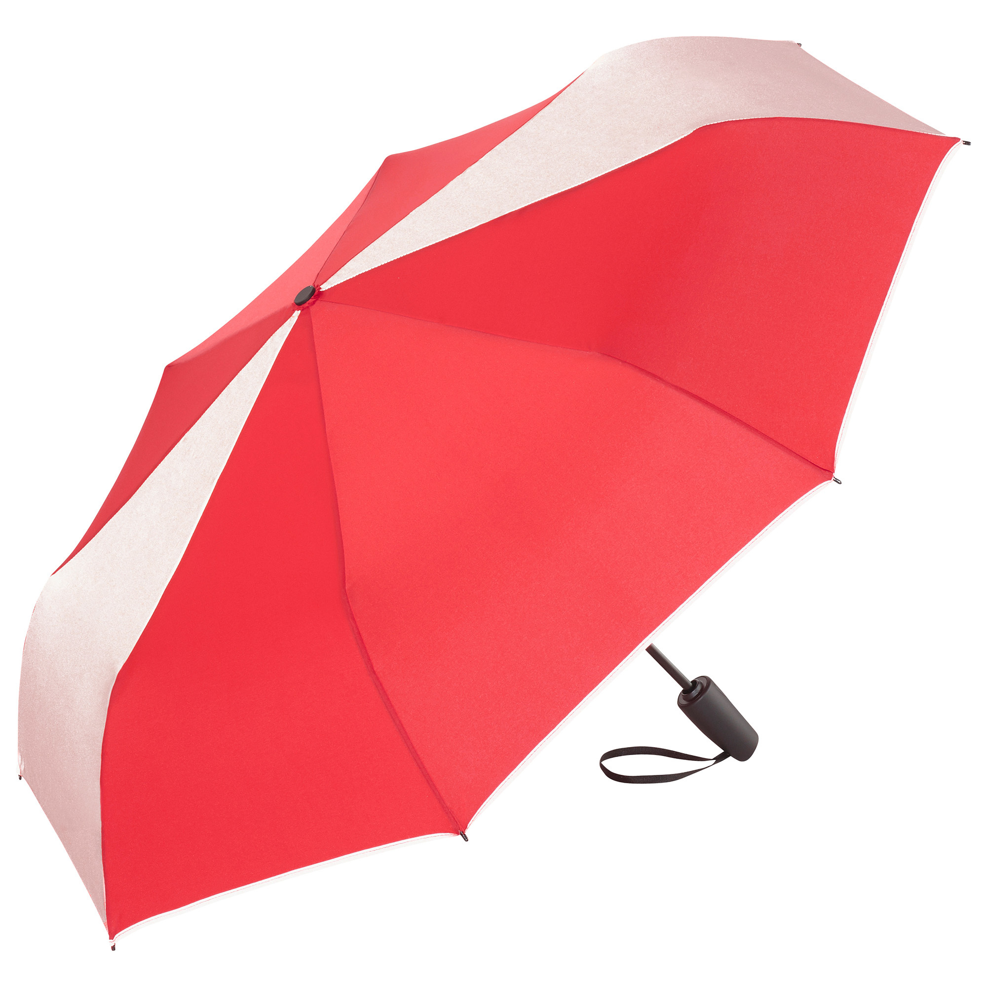 Taschenschirm 8 Segmente davon 2 reflektierend Ø 100 cm 343 g