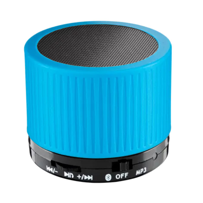 Wireless speaker Max silicone/metal BT 4.2 Ø 6 x 5 cm