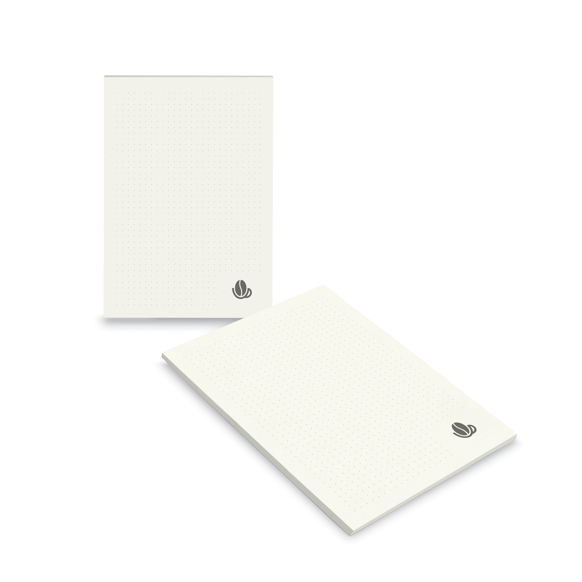 Bloc-notes A5 papier recyclé 80 g/m² encollé en bout EU Made