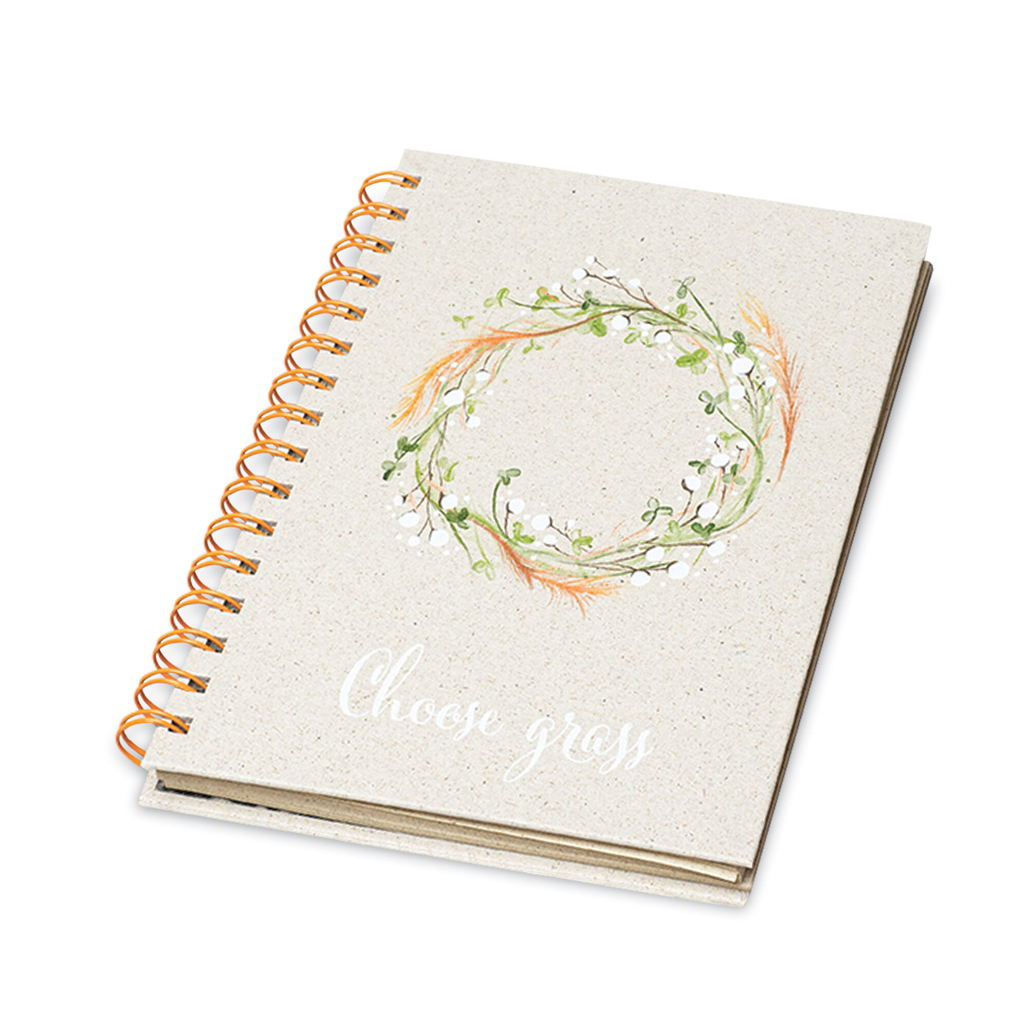 Spiral Agenda A5 Recycling-Graspapier 160 Blatt 80 g/m²