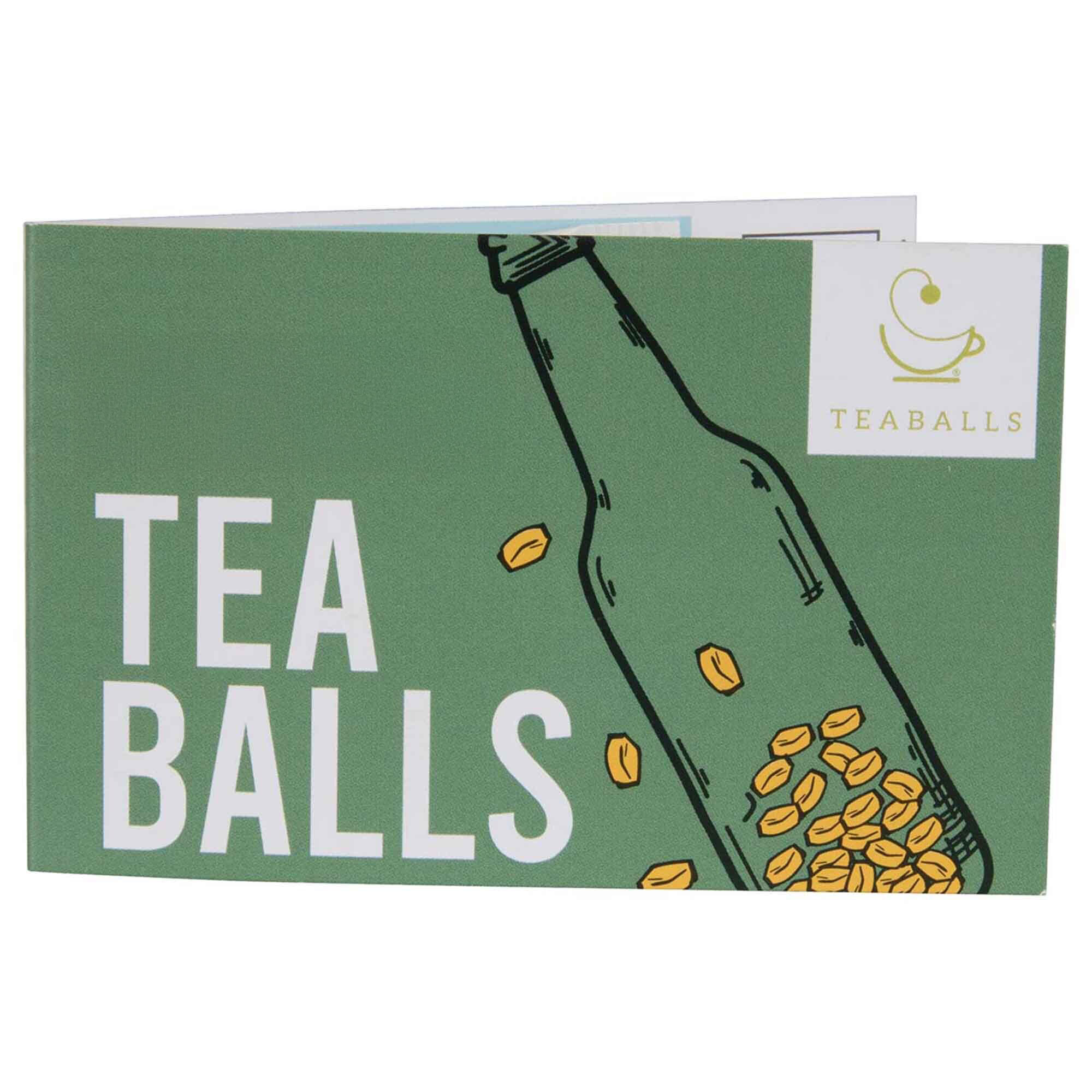 Organic tea balls in folding card 8 pieces Contents Made in EU