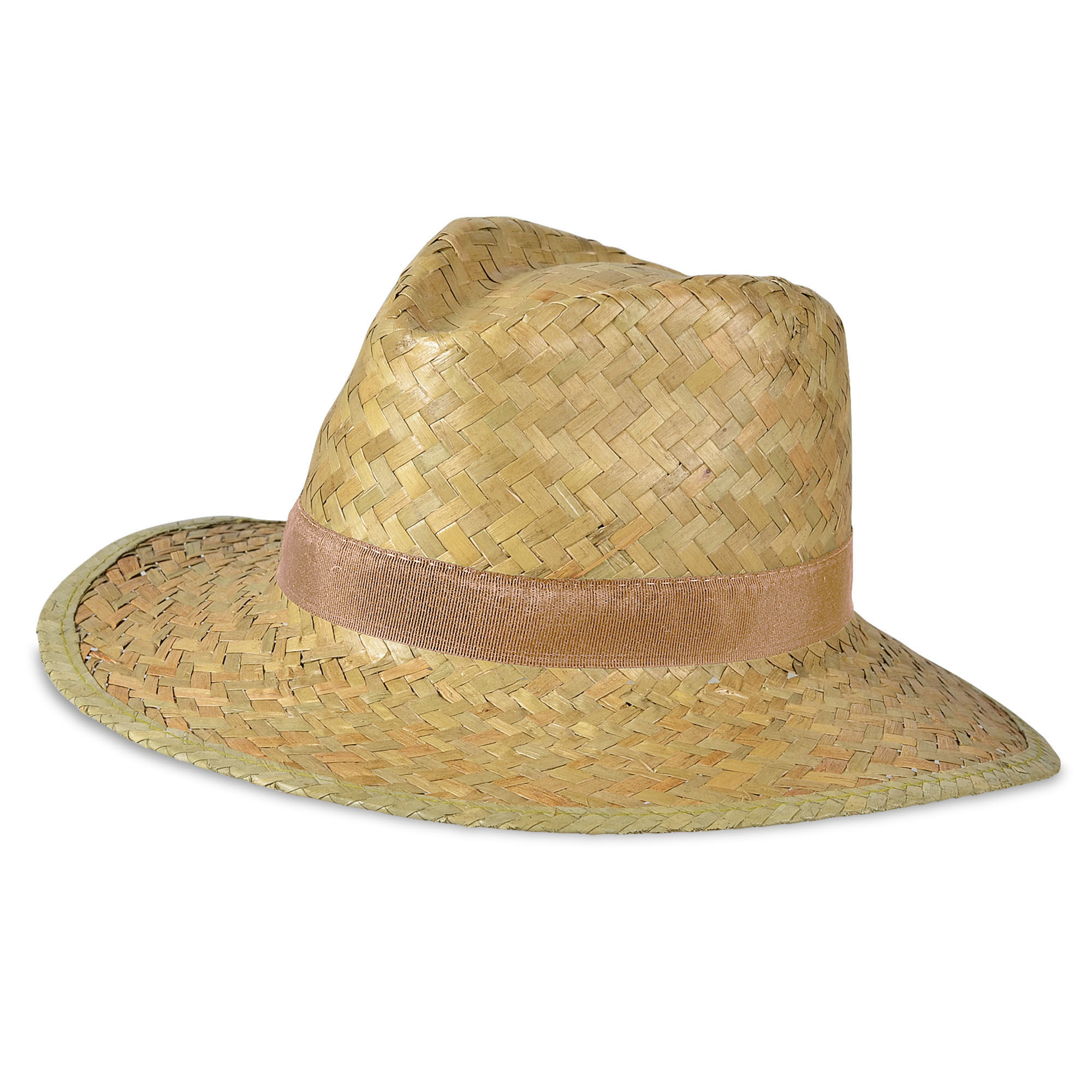 Andy straw sun hat with polyester band Made in EU