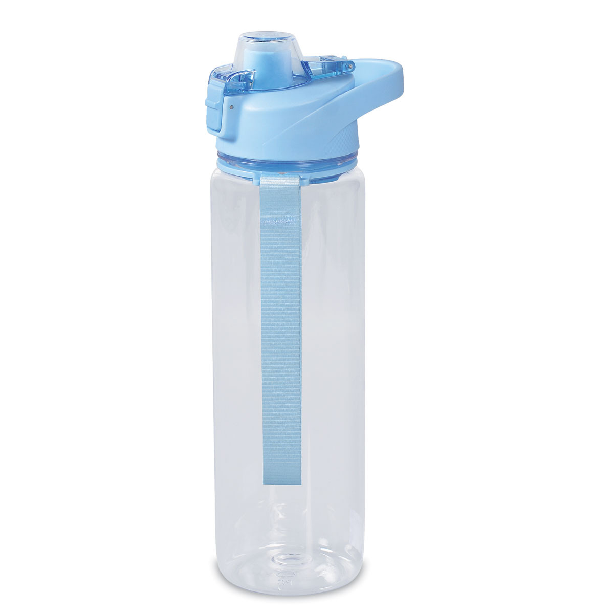 Sports bottle made of PET one-handed with handle 1 l