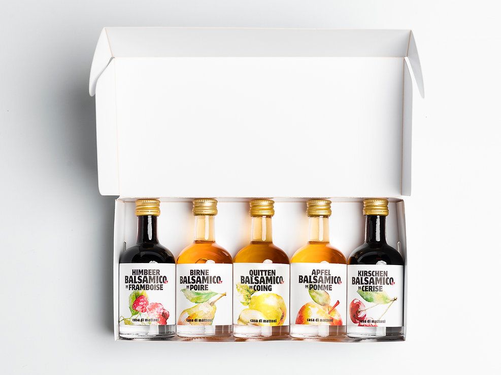 Balsamicoset 5 x 50 ml Inhalt 24 Monate haltbar Swiss Made