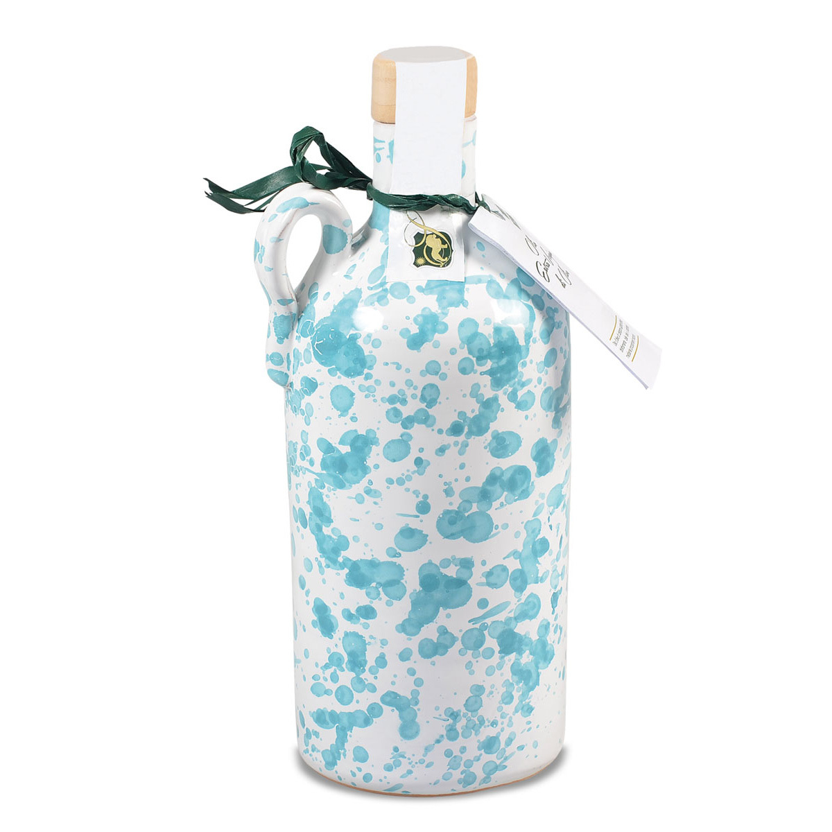 Olive oil in ceramic bottle with handle 500 ml Made in EU