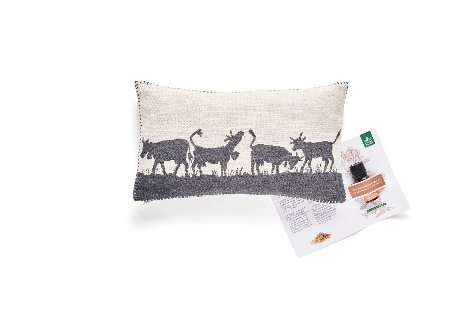 Berg & Kraft Swiss stone pine cushion in our own design Made in EU